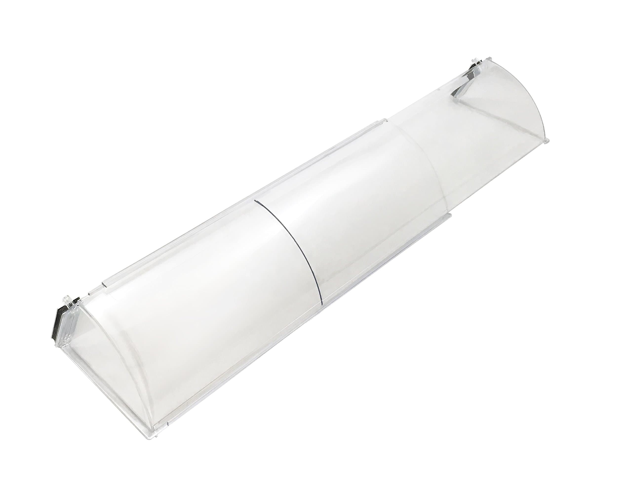 Frost King HD11 Baseboard Air Deflector, Heavy Duty, Clear Plastic with Magnetic hold, Fits baseboards up 25' wide, Adjustable 15" to 25"