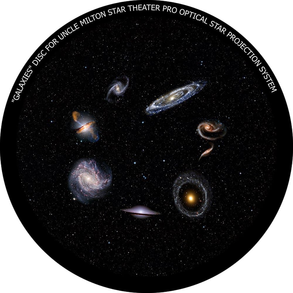 Galaxies - disc for Uncle Milton Star Theater Pro/Nashika NA-300 Planetarium