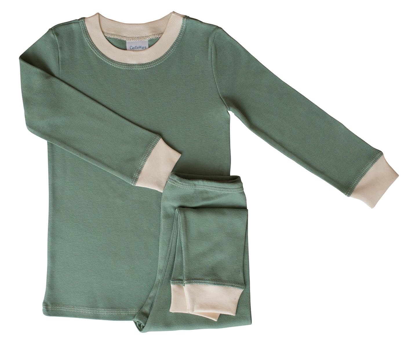 CastleWare Baby Pajama Sets - Organic Cotton Rib Knit - 12 Months - 6 Years