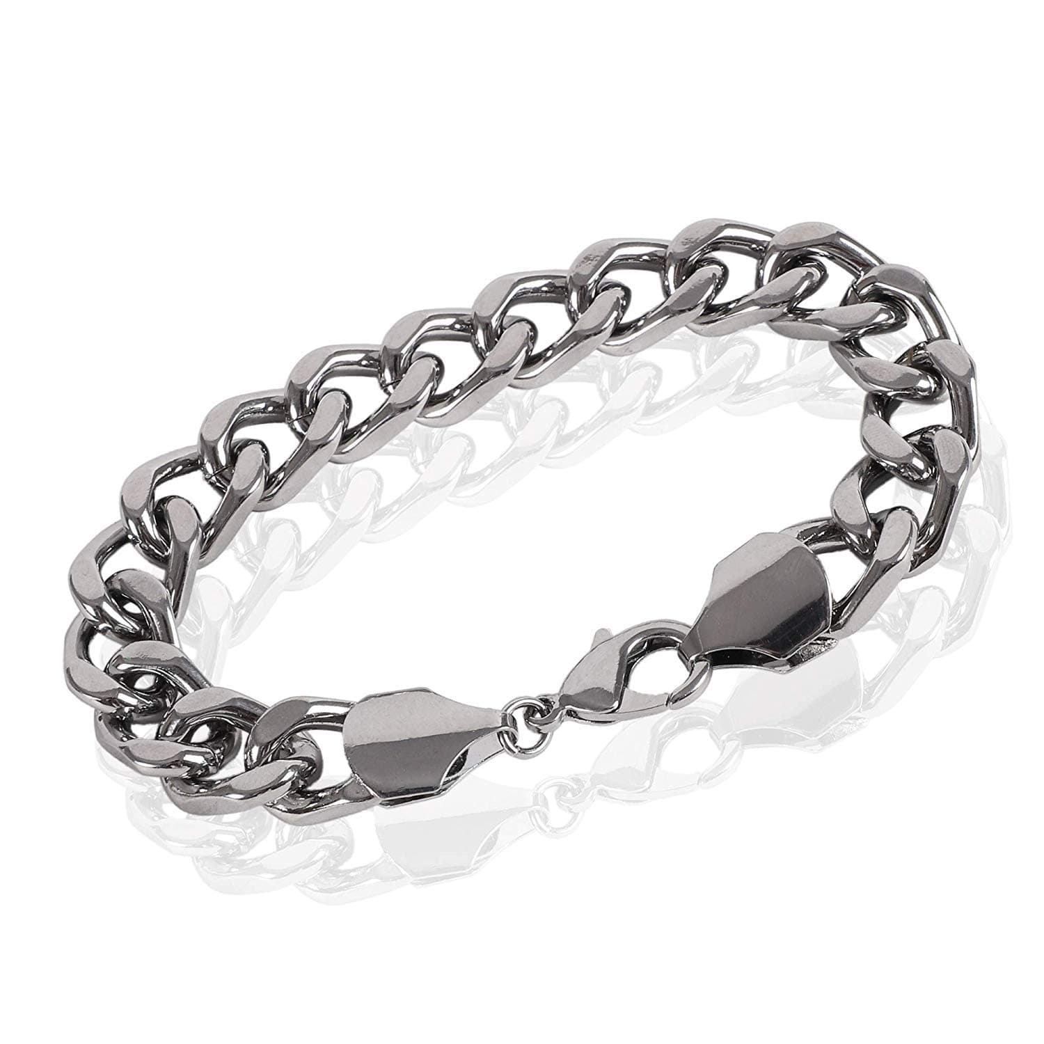 Classic Stainless Steel High Polished Bracelets for Men/Boys