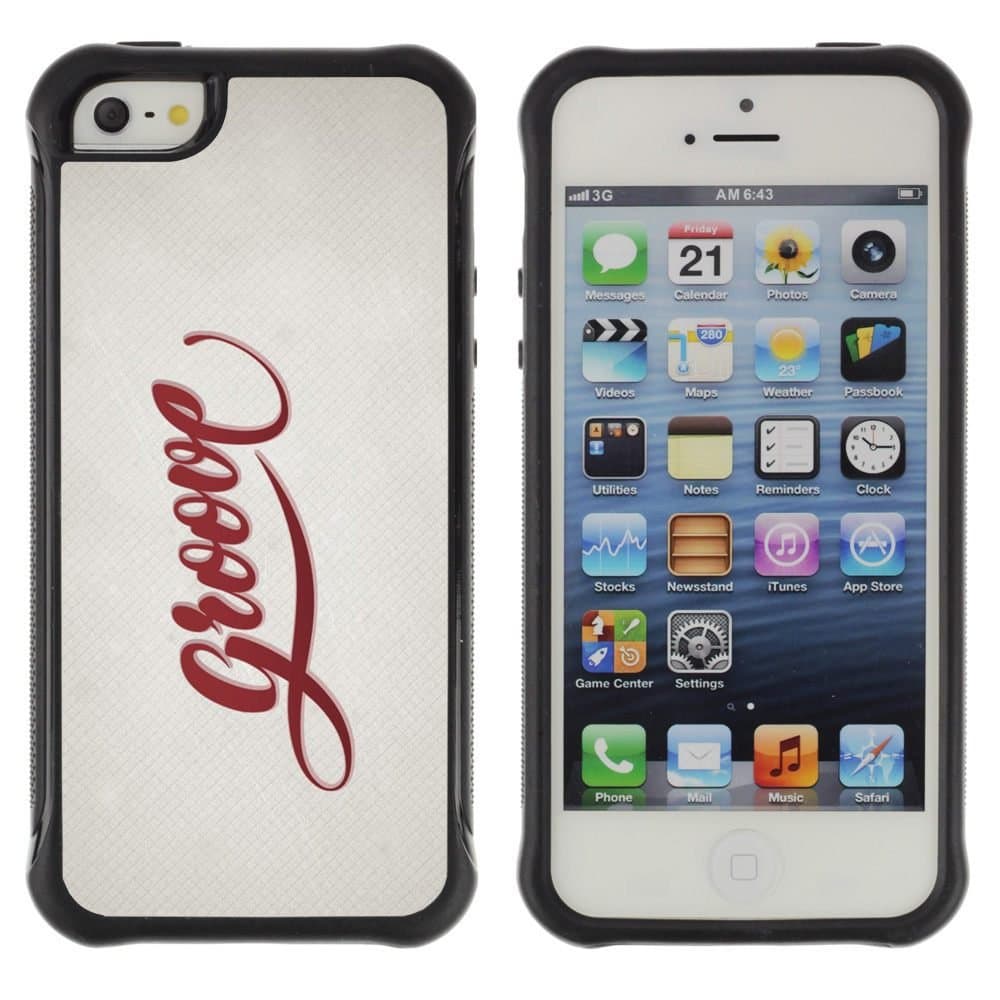 SHIMIN CAO@ Groove Quote Slogan Sign Badge Life Style Rugged Hybrid Armor Slim Protection Case Cover Shell For iphone 5S CASE Cover ,iphone 5 5S case,iphone5S plus cover ,Cases for iphone 5 5S