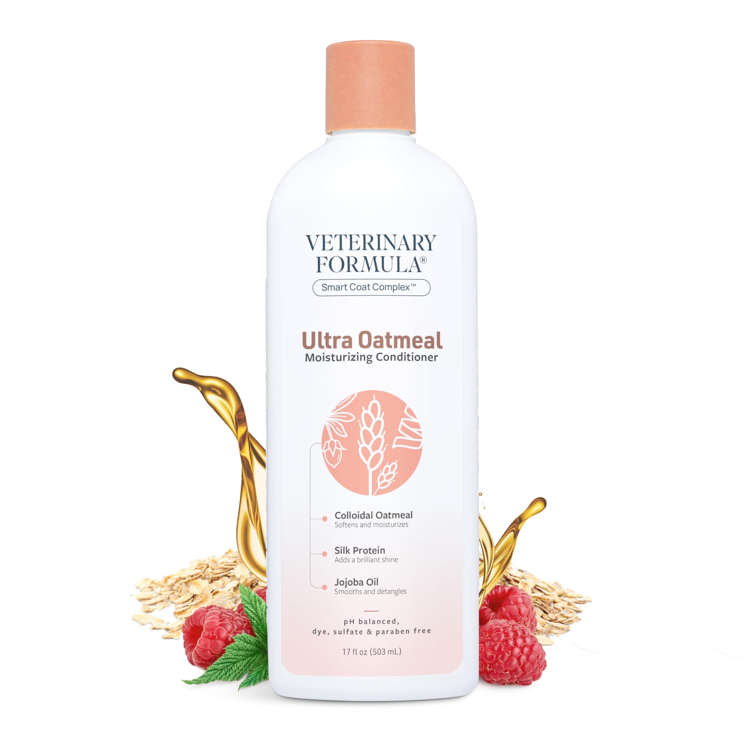 SynergyLabs 獣医フォーミュラソリューションウルトラオートミールモイスチャライジングコンディショナー、17液量オンス。 オンス