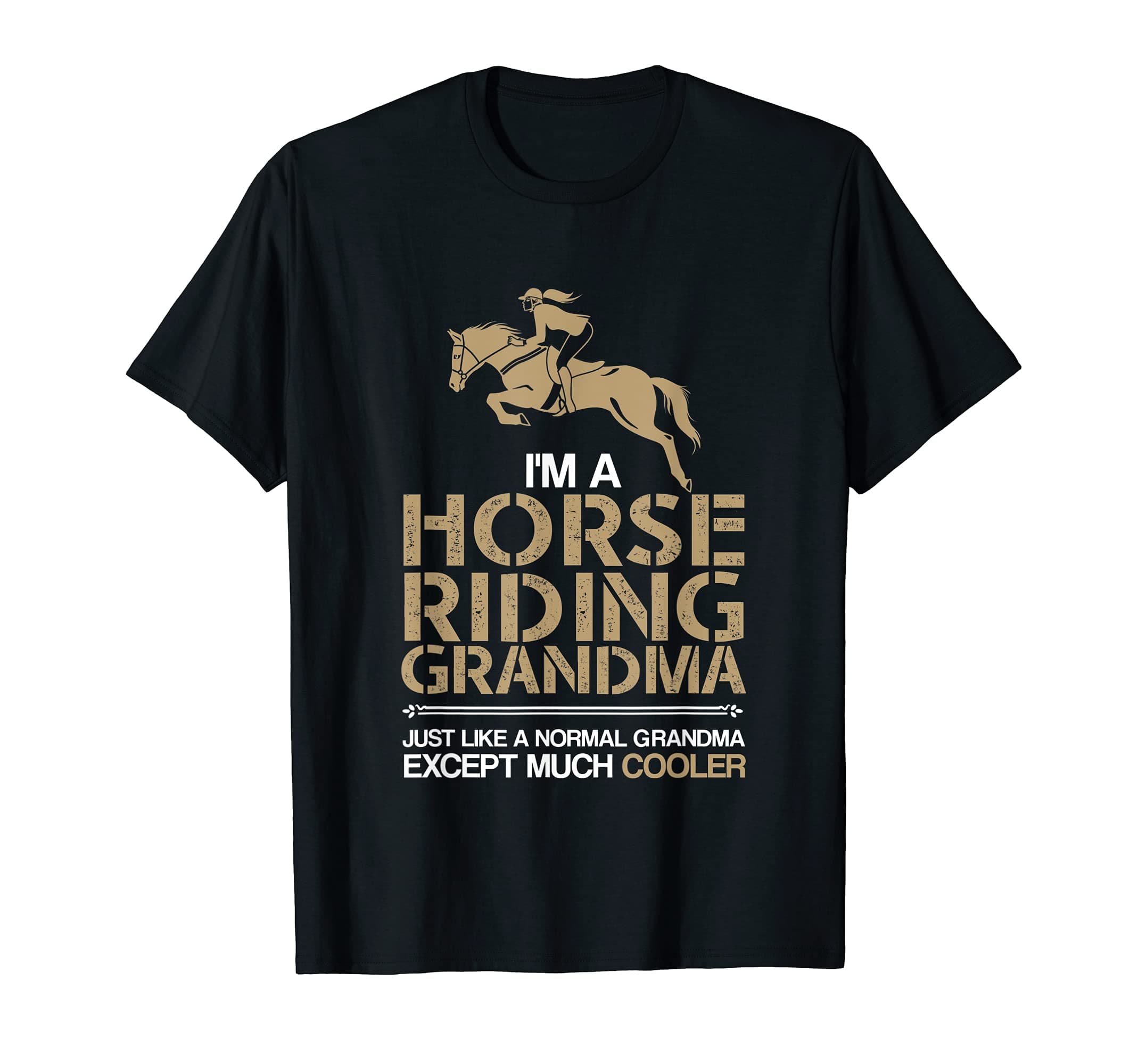 SwiftTeeFunny Mother's Day Quotes Gift, Grandma Horse Lover T-Shirt