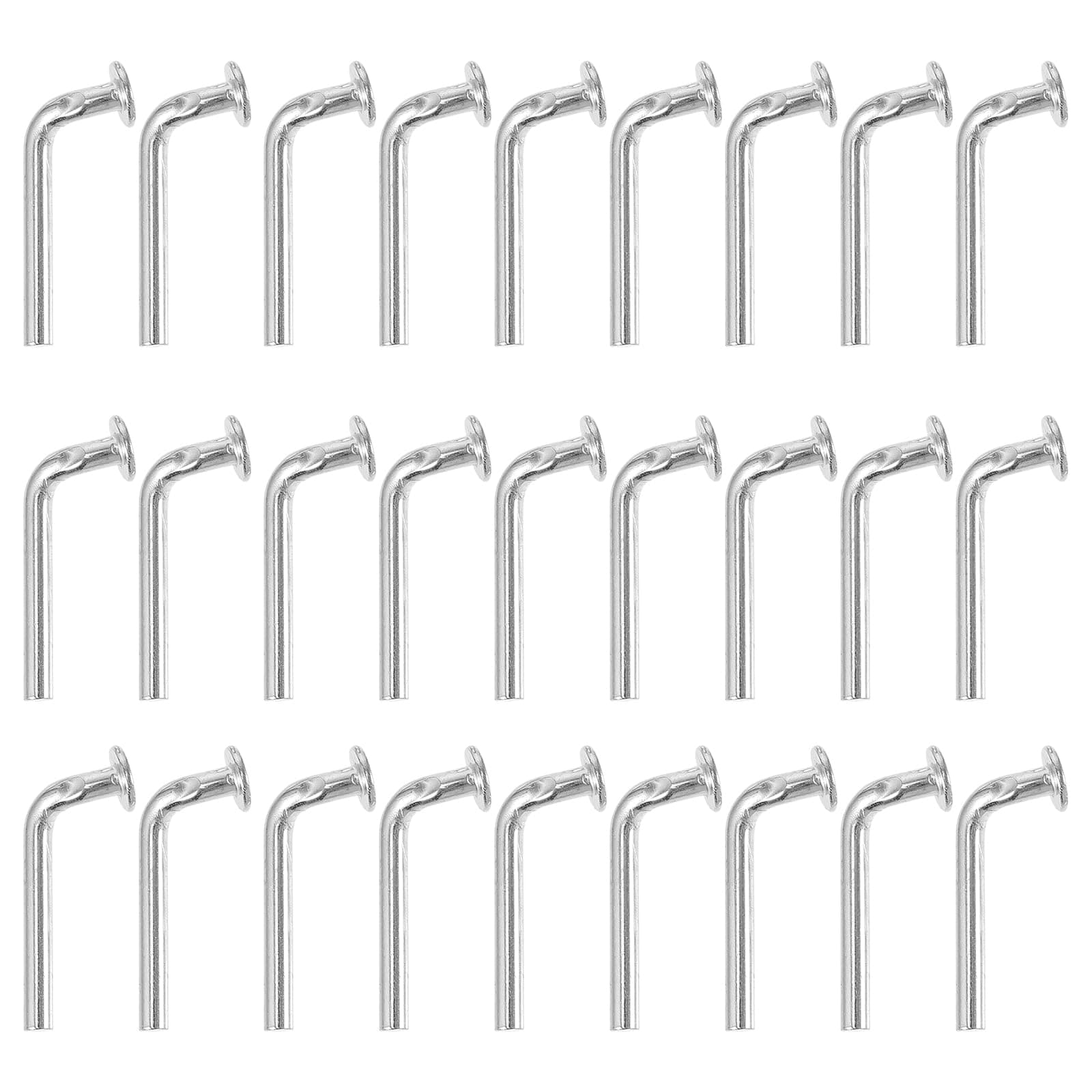 POPETPOP Pallet Rack Safety Bolts - 100pcs Universal Pallet Rack Drop Pin Heavy Duty J Bolt Safety Clip Pallet Racking Drop Pin for Home, or DIY Shelving Project