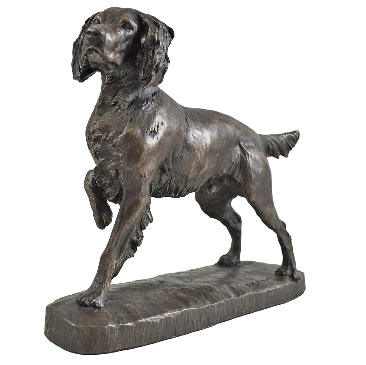 Bronze Sculpture - Springer Spaniel Dog Statue