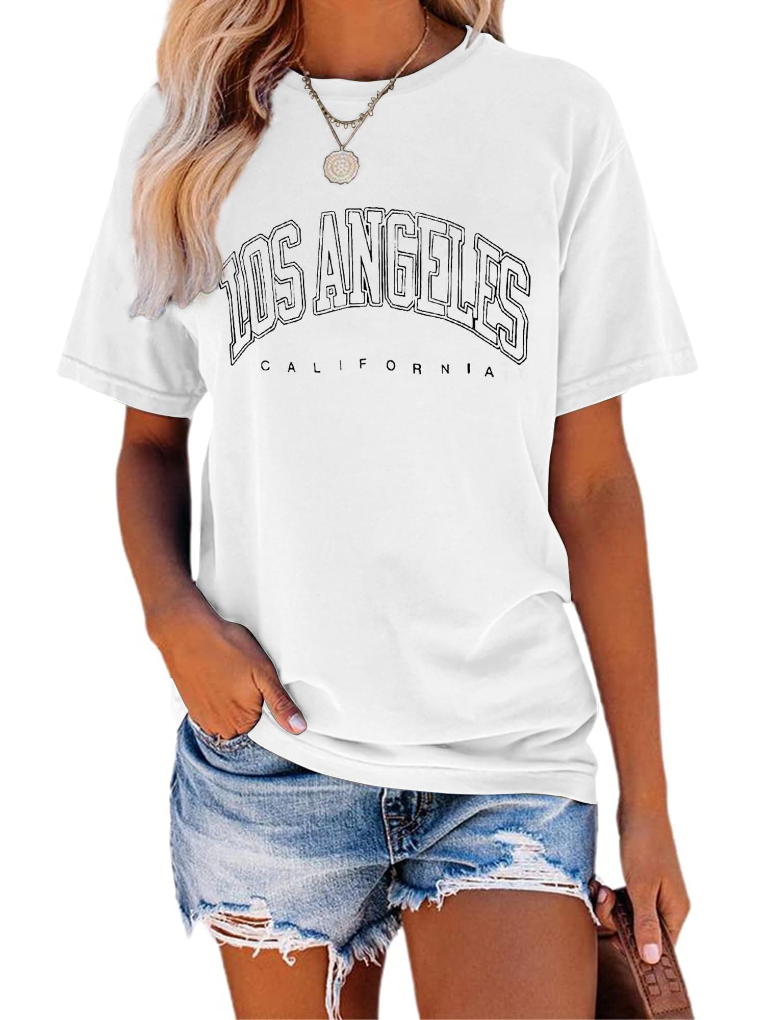 TAKEYAL Mountain Graphic T-Shirts for Women Short Sleeve Camping Travel Shirt Casual Tees Tops