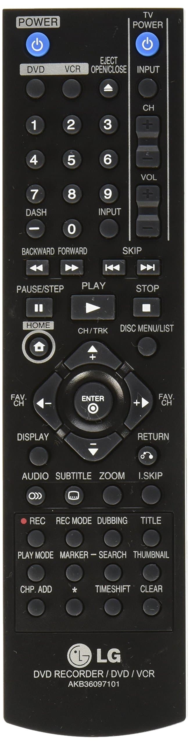 LG AKB36097101 Remote Controller Assembly