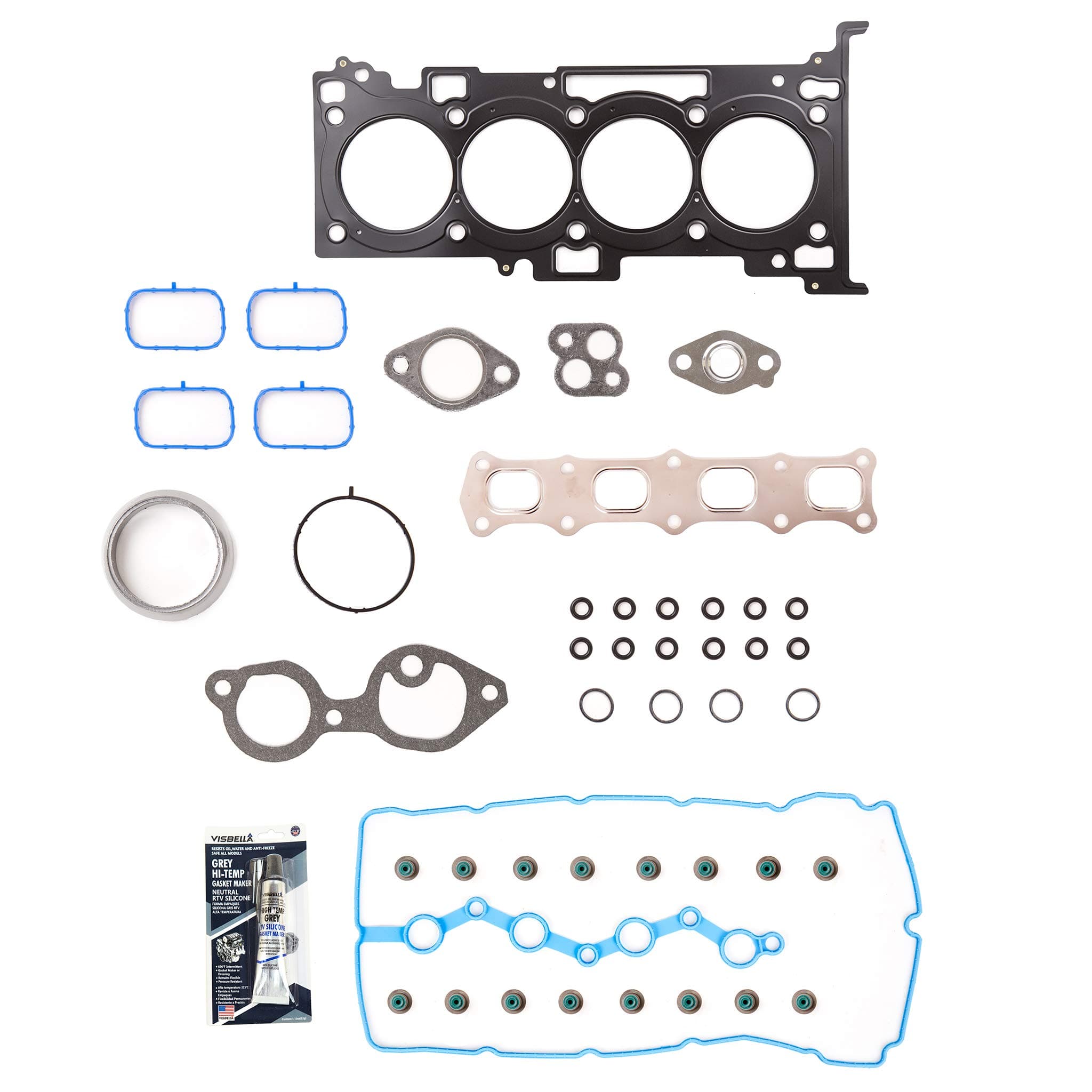 Evergreen Parts And Components HS5075 Head Gasket Set Fit 09-13 Mitsubishi Lancer Outlander 2.4L DOHC 16v 4B12