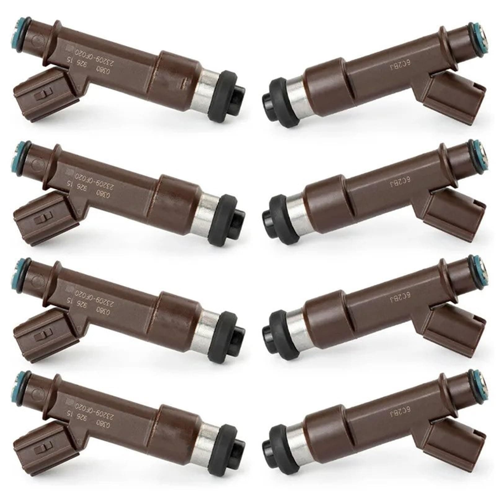 Fuel Injector 8 Pieces Fuel Injector Nozzle 232090F020 2325050060 for Toyota for Tundra for Sequoia for 4Runner for Lexus GX470 LX470 4.7L V8 Car Injector