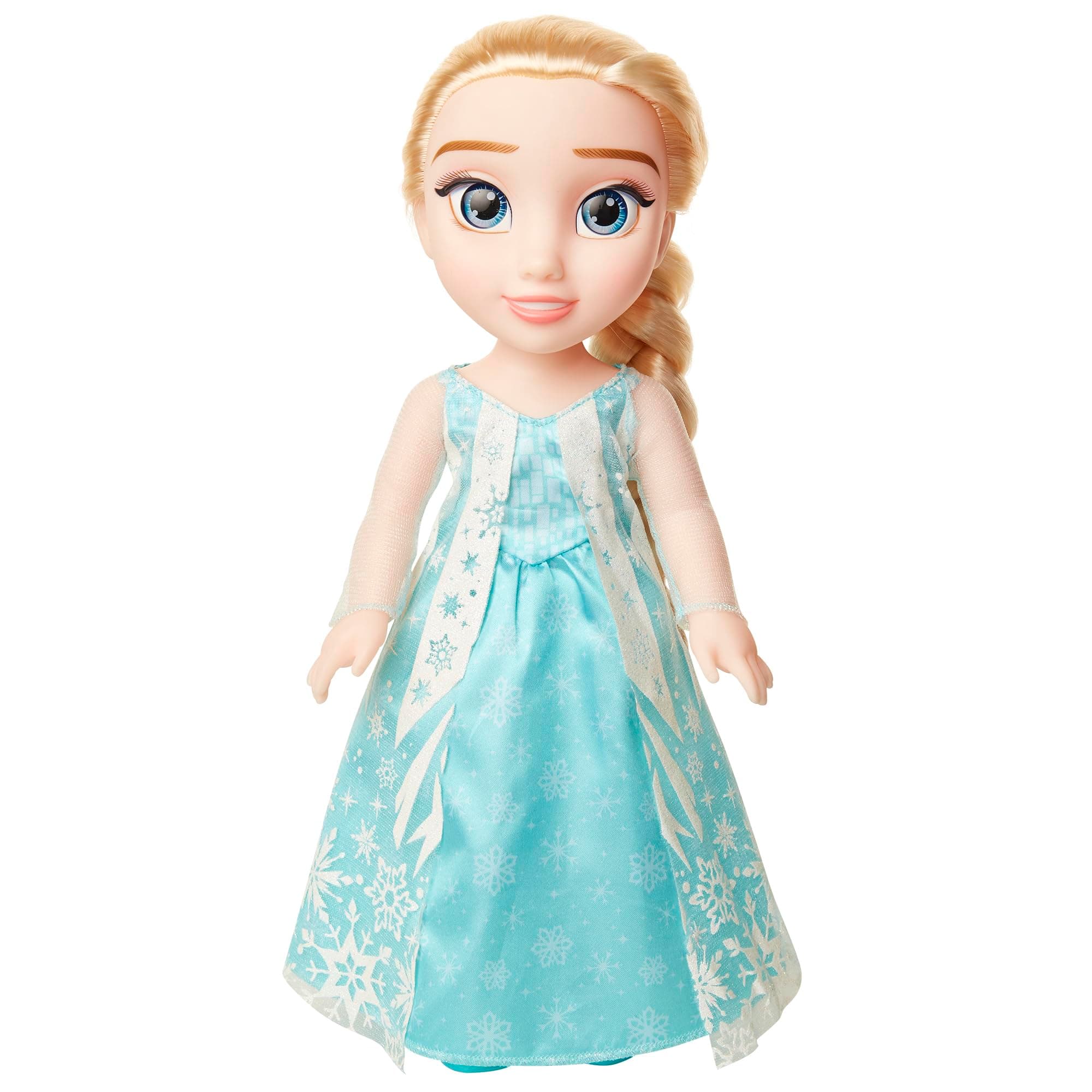 Disney Frozen Elsa Doll with Movie Inspired Icy Blue Outfit, Blue Shoes and Long Braided Hair Style - Approximately 14 inches Tall, For Girls Ages 3 Year and Up