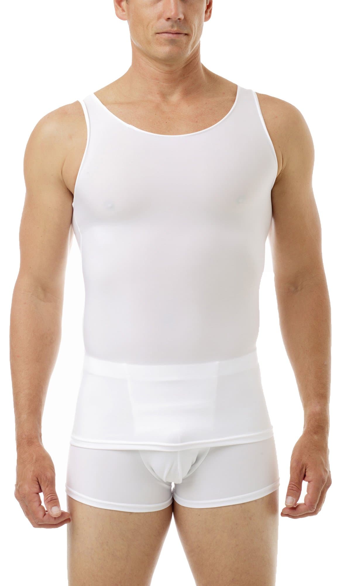 Mens Microfiber High Performance Compression Tank for Workouts, Sports Training and Shaping 473