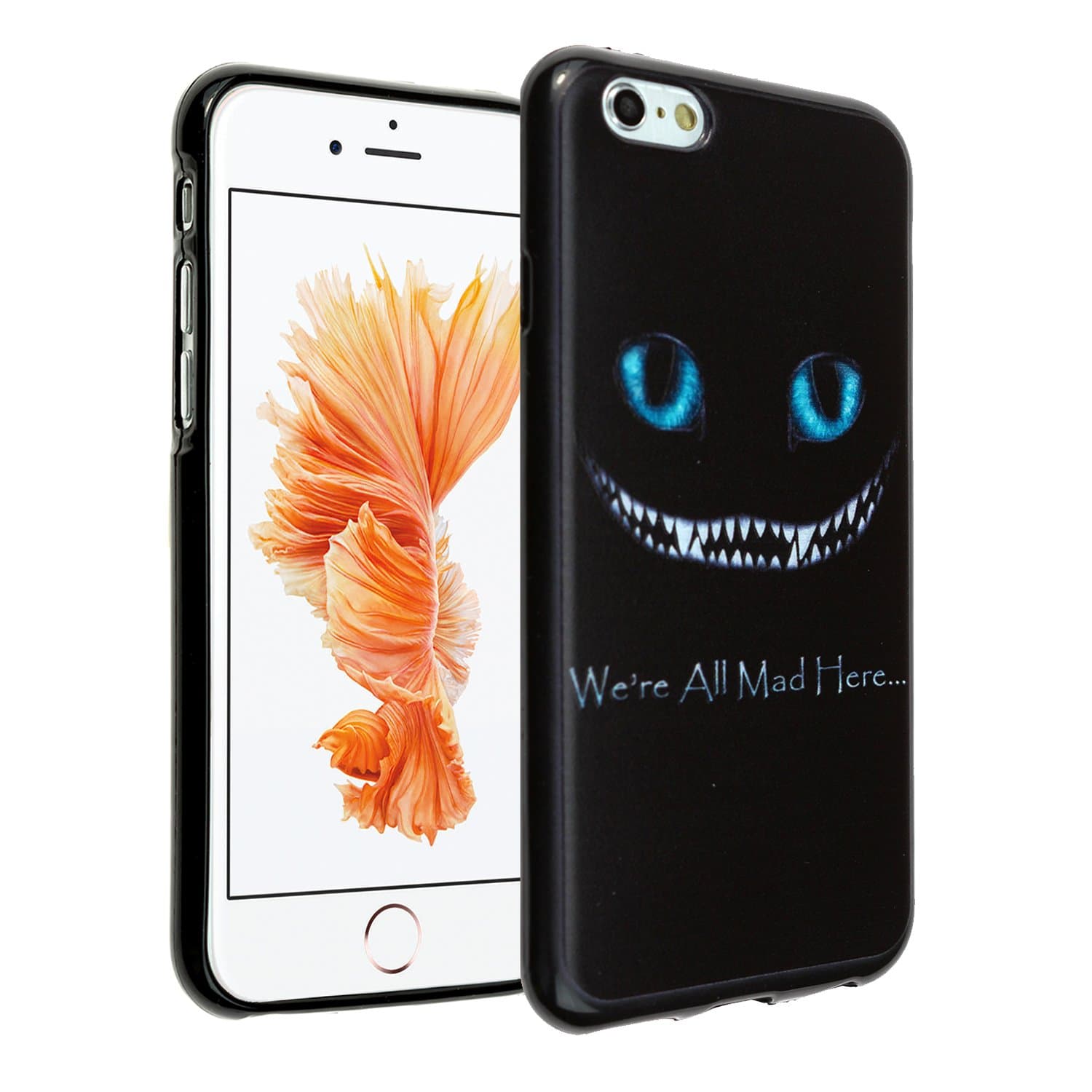 iPhone 6s Plus Case, IMAGITOUCH Cheshire Cat Smile Case Anti-Scratch Shock Proof Soft Touch Slim Fit Flexible TPU Case Bumper Cover for iPhone 6 Plus / 6s Plus (5.5") - Cheshire Cat Smile