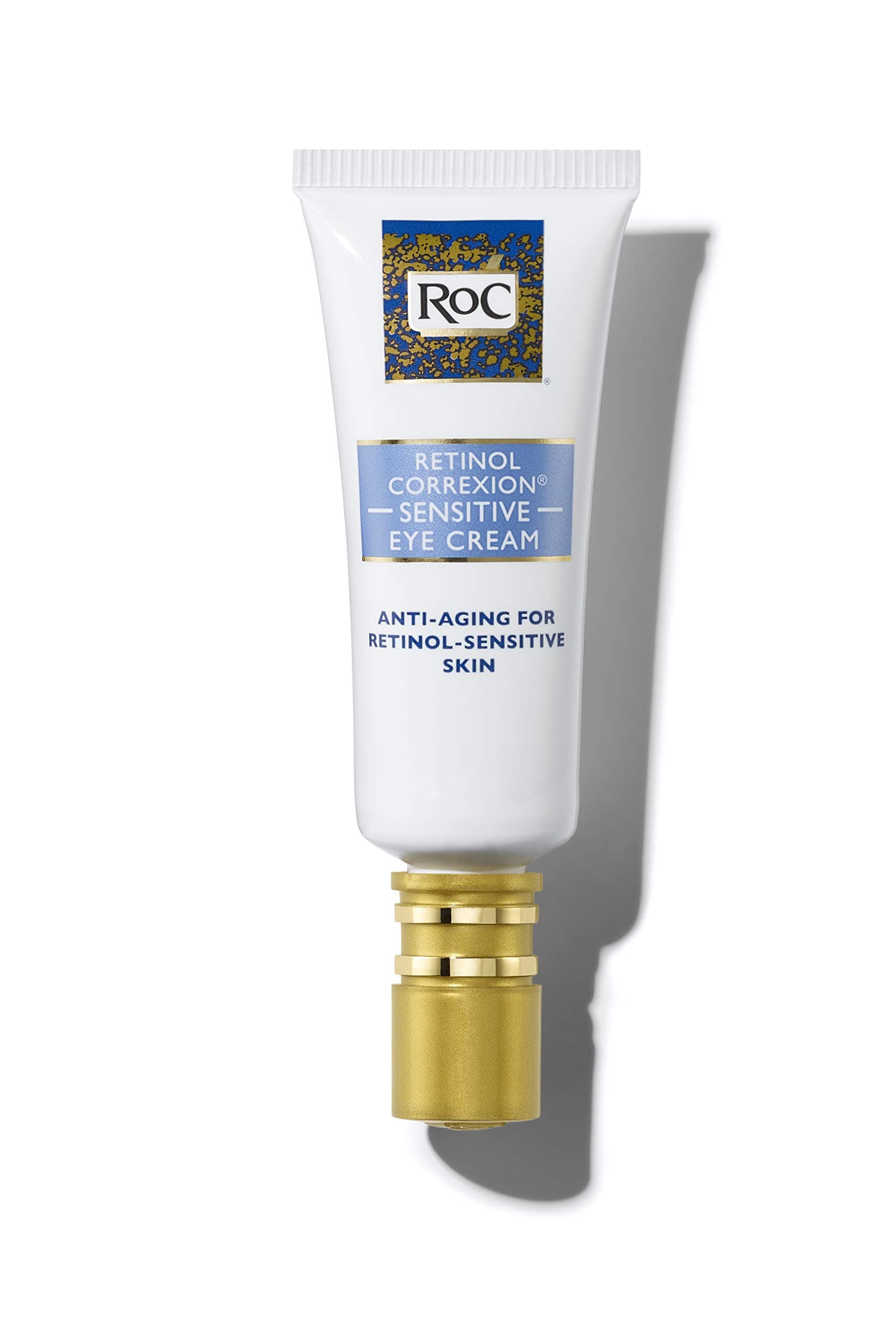 RoCRetinol Correxion Anti-Aging Eye Cream for Sensitive Skin, Anti-Wrinkle Treatment with milder retinol formula that helps condition skin to retinoids .5 fl. oz