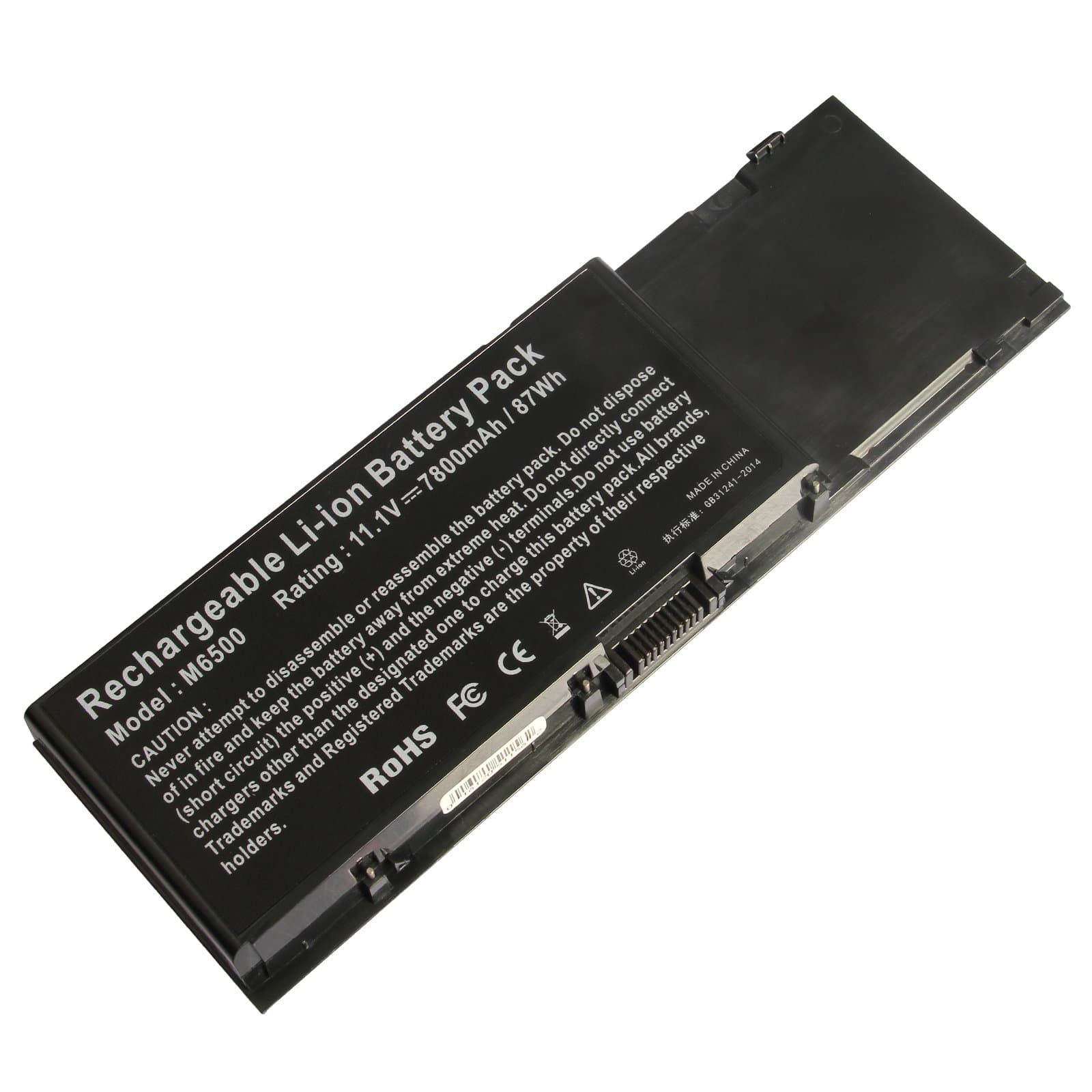 ARyee 7800mAh 11.1V M6500 Battery Laptop Battery for Dell Precision M2400 M4400 M6400 M6500