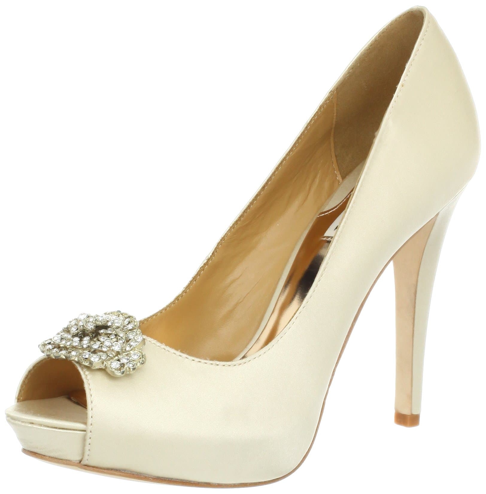 Badgley Mischka Women's Goodie Peep-Toe Pump