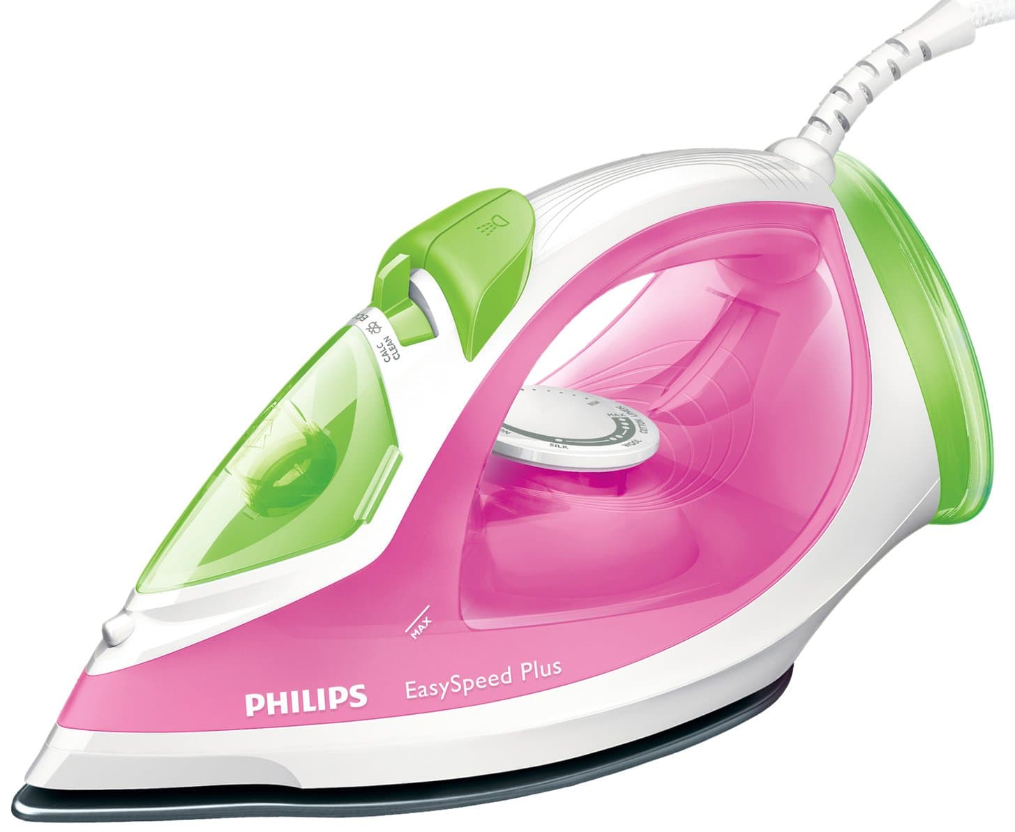 Philips GC2045/40 EasySpeed Steam Iron, 270 ml, 2300 Watt, Pink/ Green