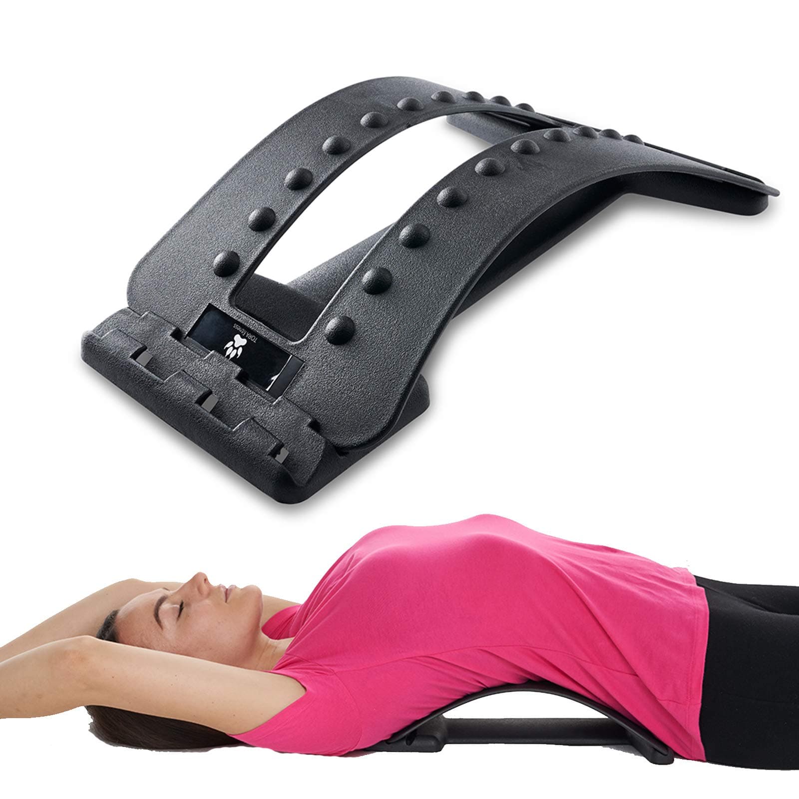 Back Muscle Stretcher - Posture Corrector / Lumbar Support - Pain Relief