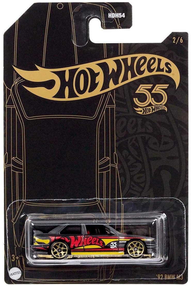 Hot Wheels '92 BMW M3, 55th Anniversary
