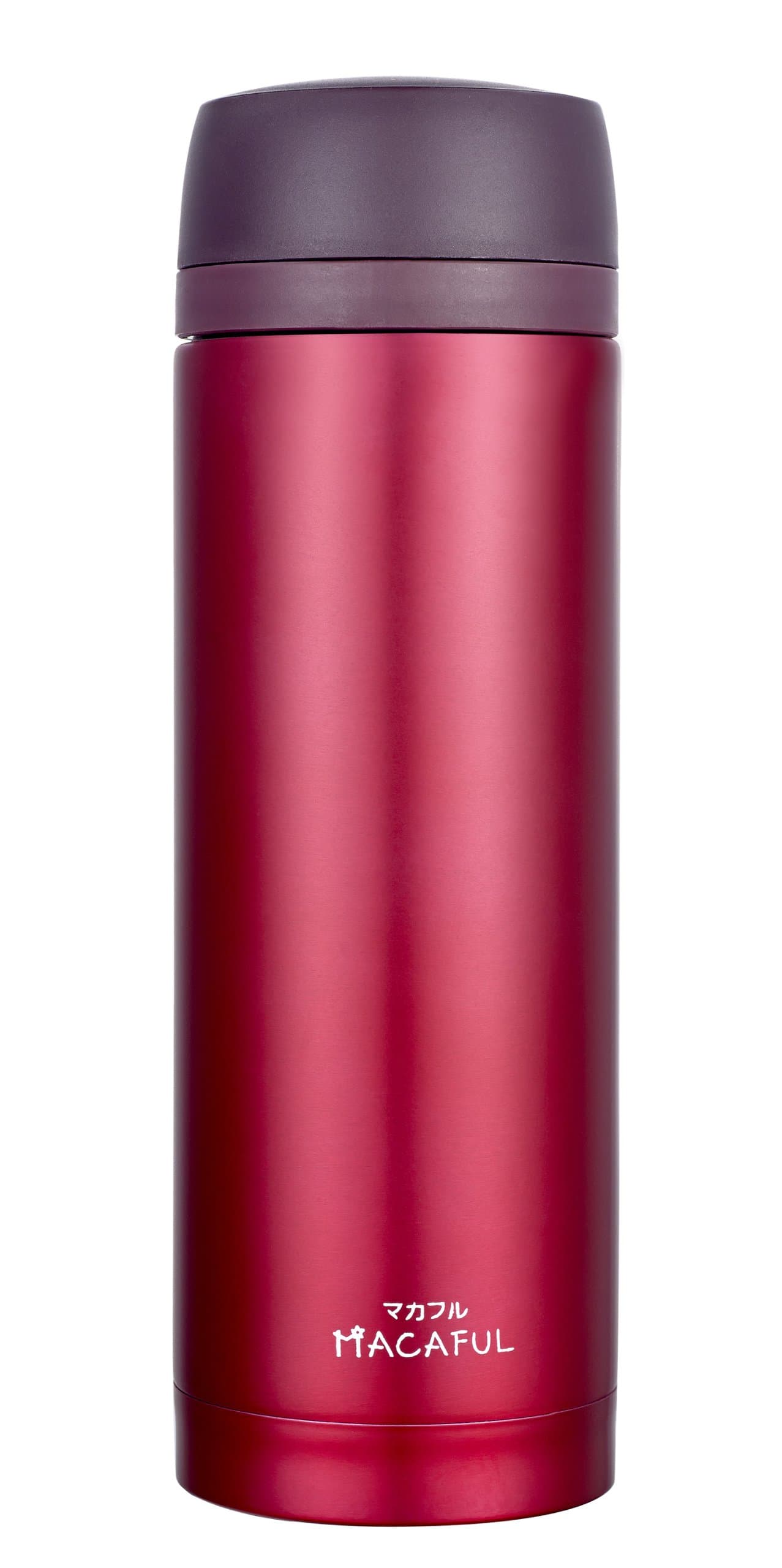 Macaful S-JS-550 Stainless Steel Travel Mug with Tea Leaf Filter,Insulated coffee MUG 18-Ounce/0.55-Liter, 8-12 hours to keep hot drinks (red)