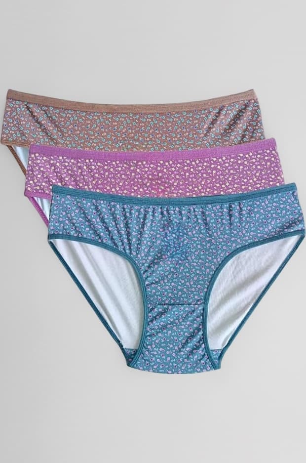 100% Cotton Panties for Women, Womens Cotton Inner wear, Womens Underwear, Ladies Briefs, Ladies Panties, Womens Soft Cotton Panties (Pack of 3)