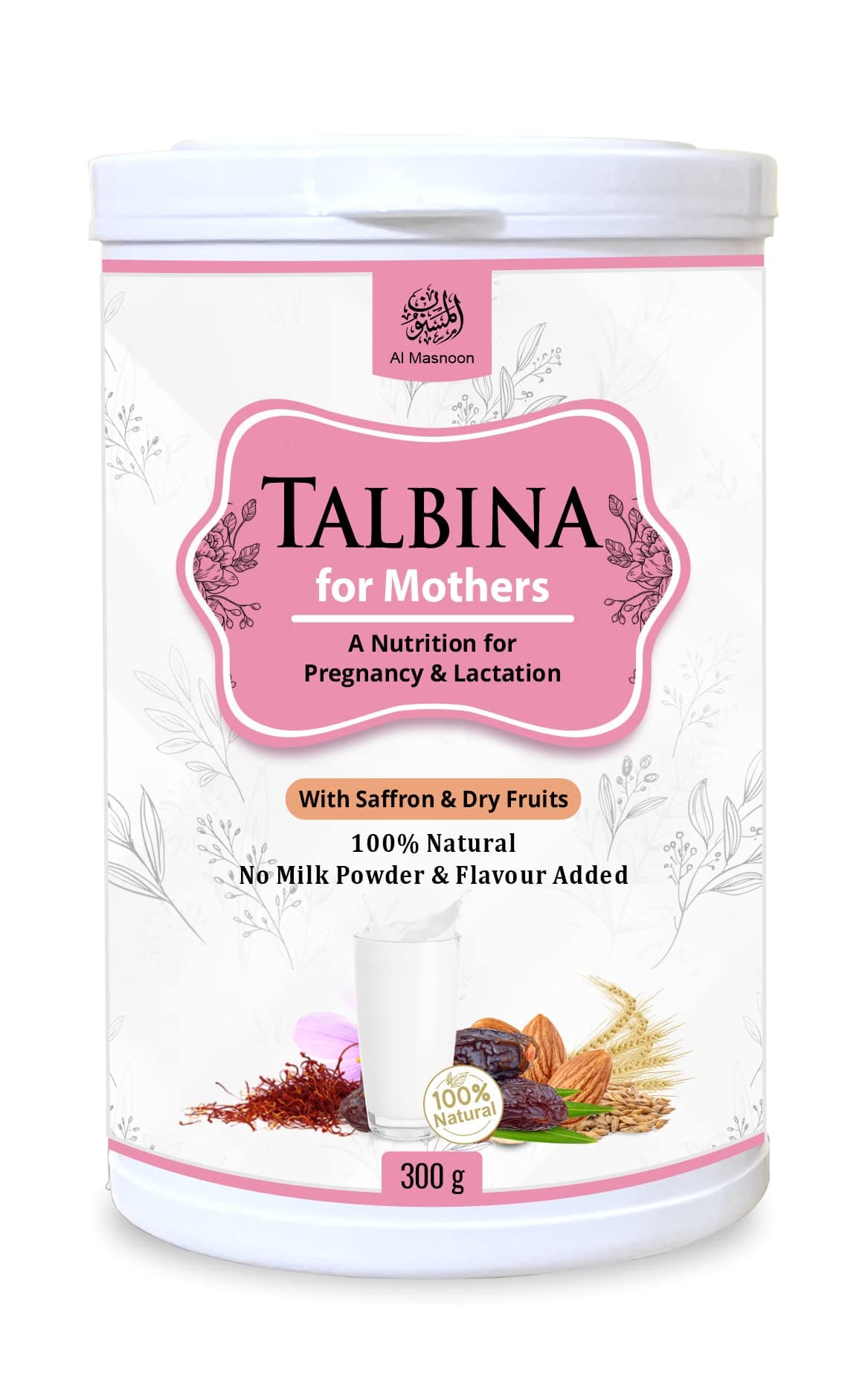 Talbina For Mothers With Saffron & Dry Fruits/ 100% Natural / 300g (pack of 1)