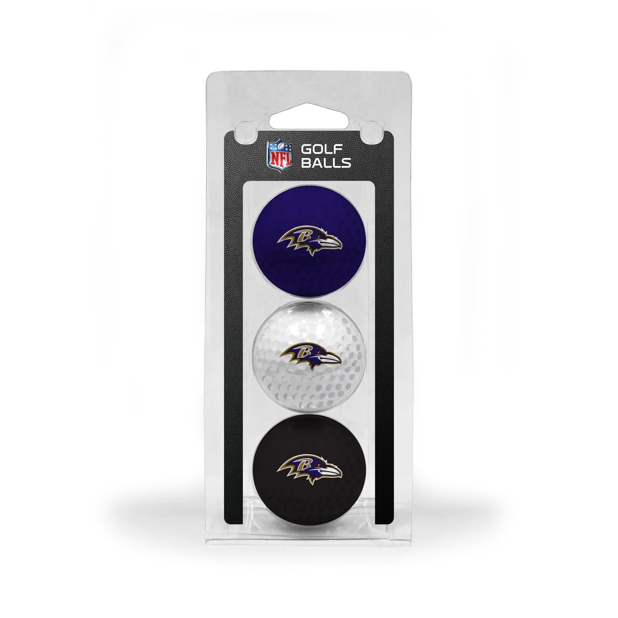 NFL Baltimore Ravens 3-Pack Golf Balls