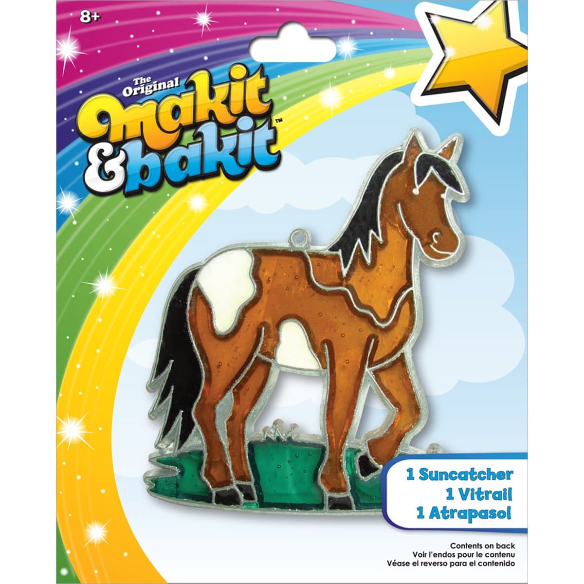 ColorbokTB-48945 Makit and Bakit Suncatcher Kit, Horse