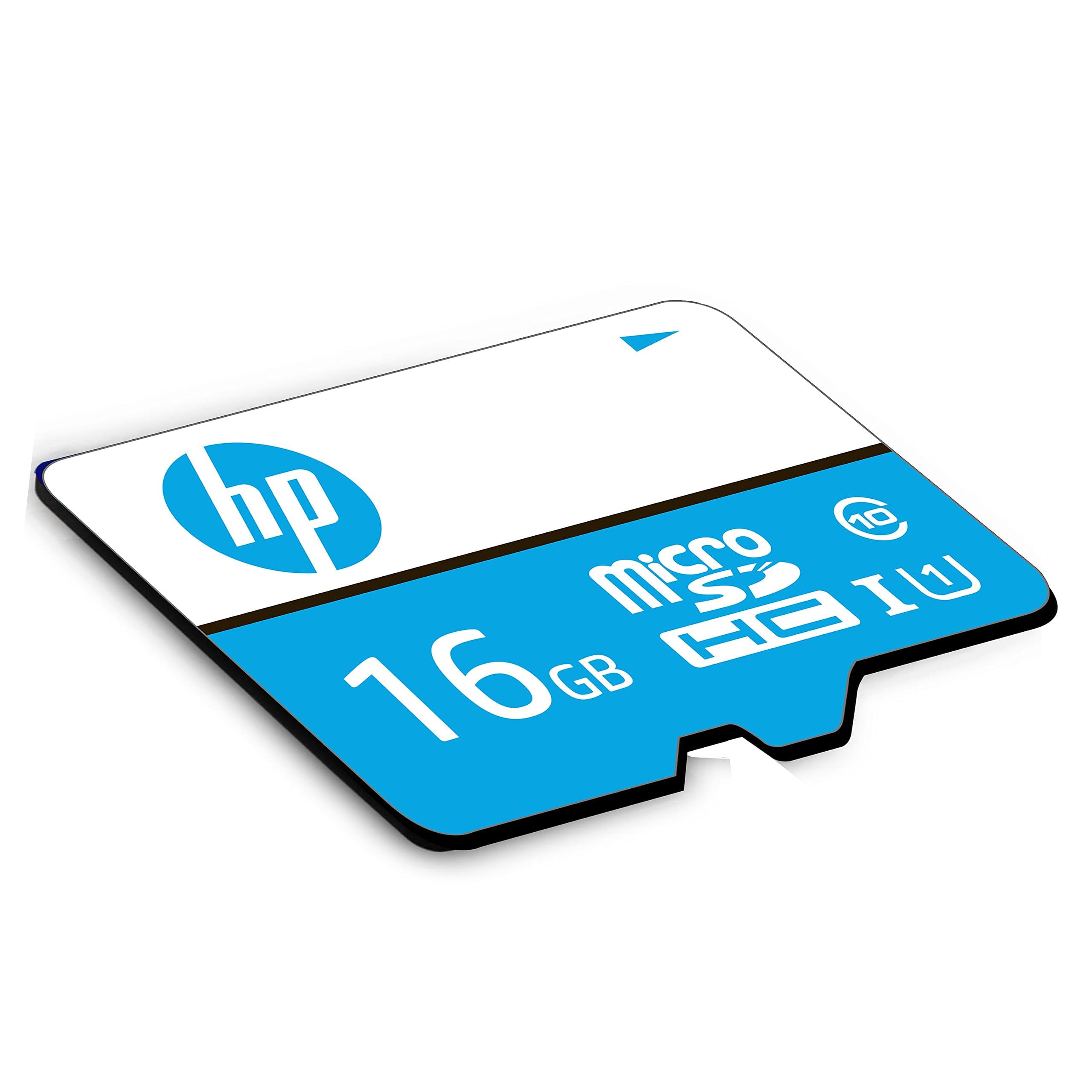 HP 16GB MicroSD Memory Card SDHC mi210 Class 10, UHS-I, U1 Card, Upto 80MB/s R, 10 Y Warranty