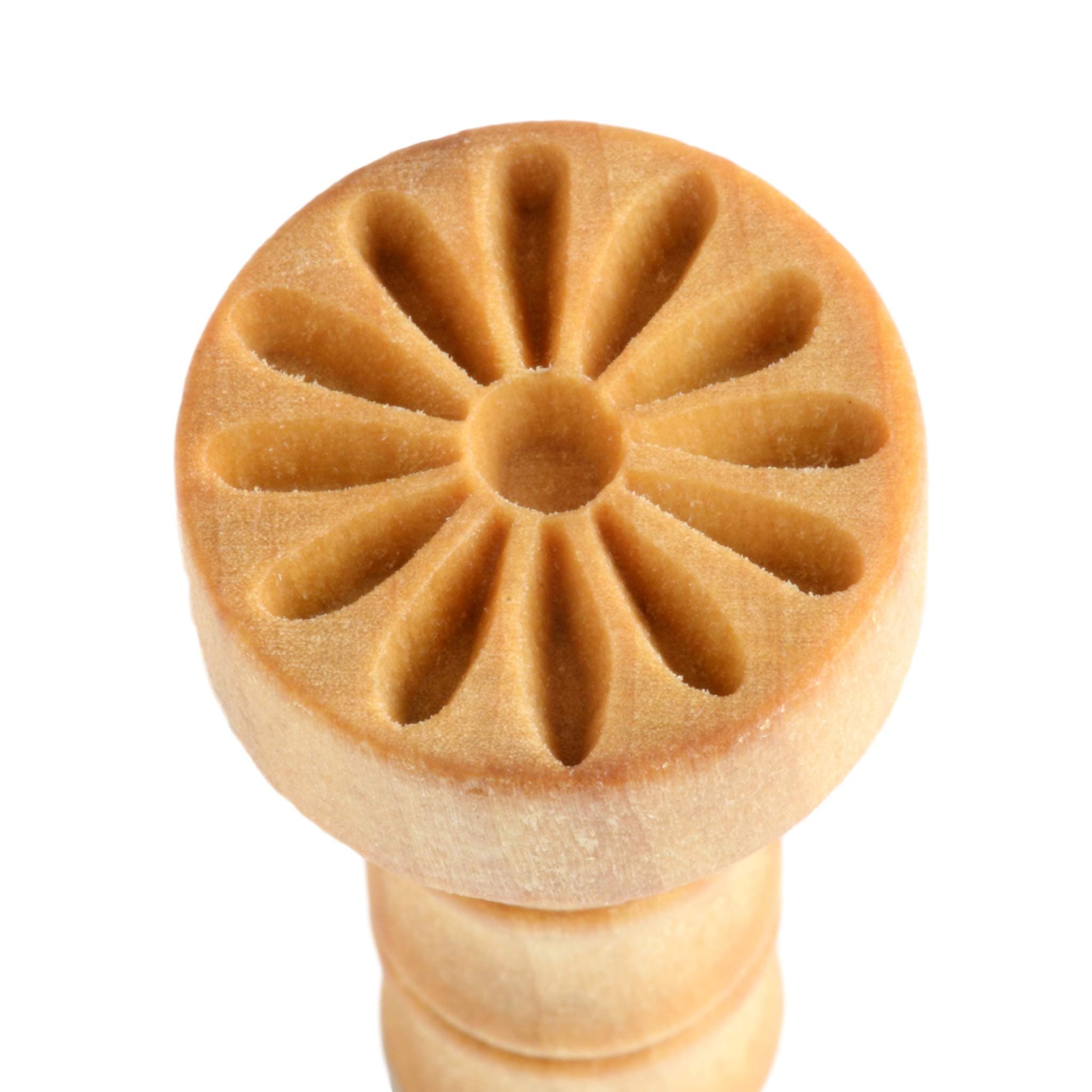 MKM Pottery Tools Stamps 4 Clay Decorative Stamp for Clay (Scm-003 Flower #1)