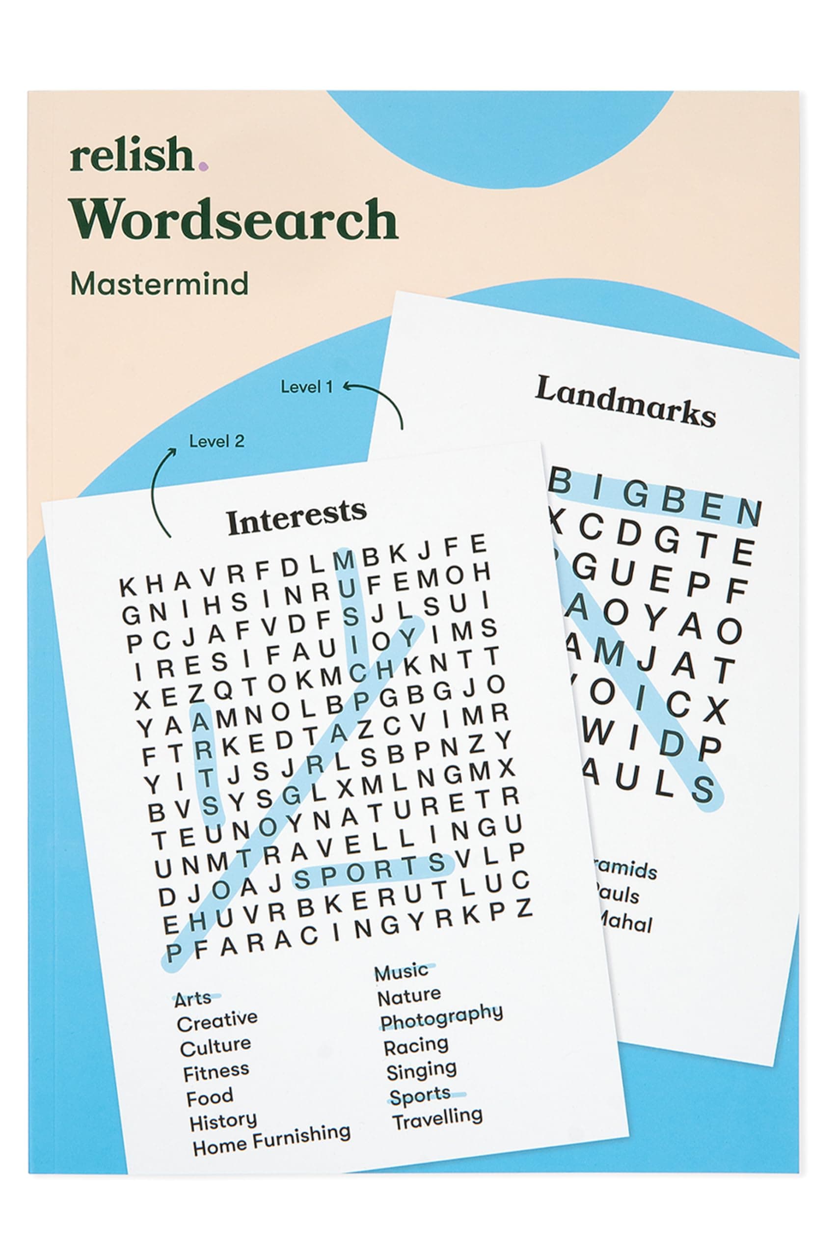 Relish - Large Print Word Search, Alzheimer’s & Dementia Activities & Games, Products & Gifts for Seniors and Elderly