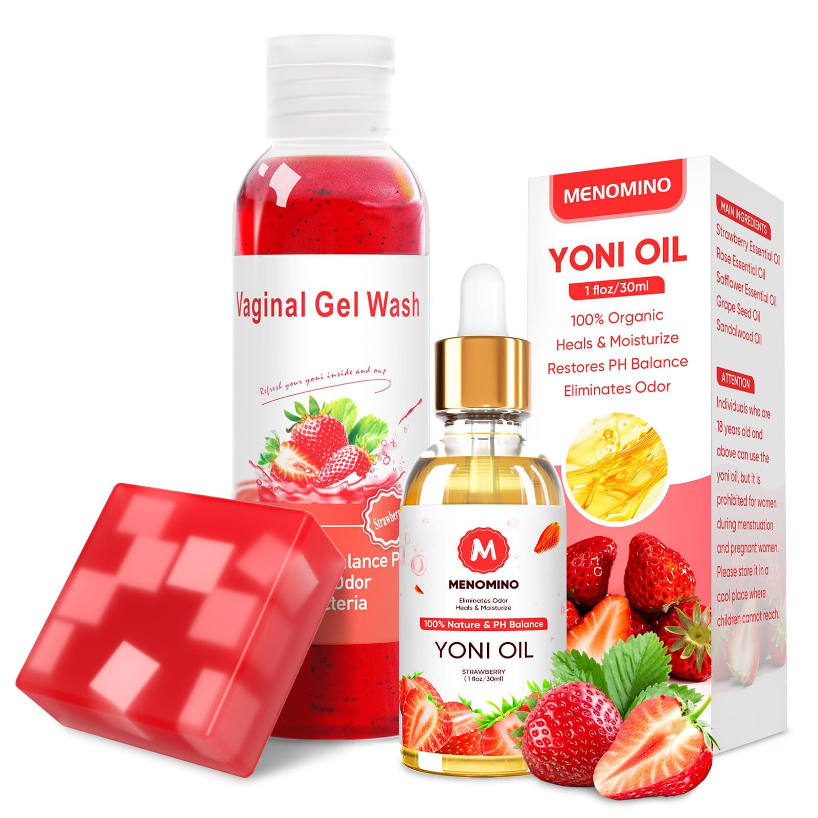 Feminine Wash & Yoni Soap Bar Oil For Women Ph Balance, L Moisturizing Remove Odor, 5.07 Fl.Oz Intimate 1 Organic 3.53Oz