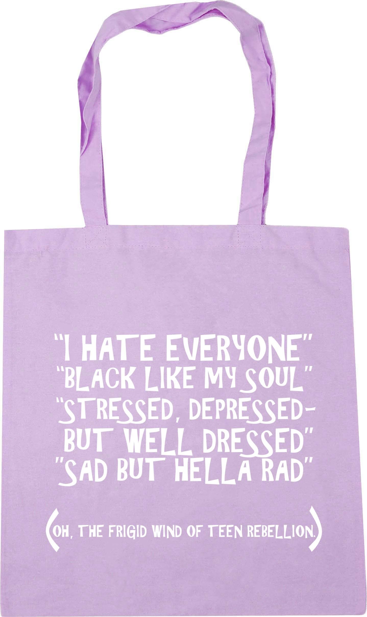 HippowarehouseOh, the frigid wind of teen rebellion Tote Shopping Gym Beach Bag 42cm x38cm, 10 litres