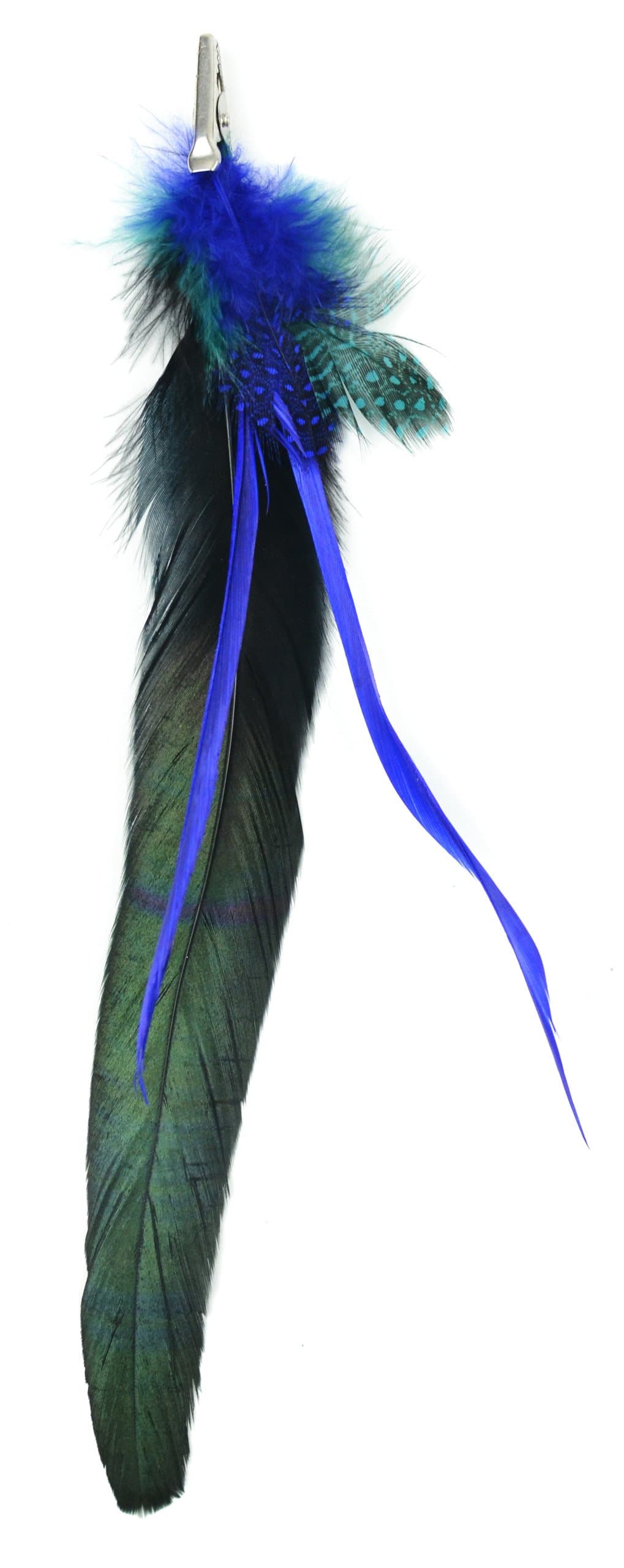 Designer Feathers 12778 Feather Hair Extension, Cocktail/Biots/Guinea