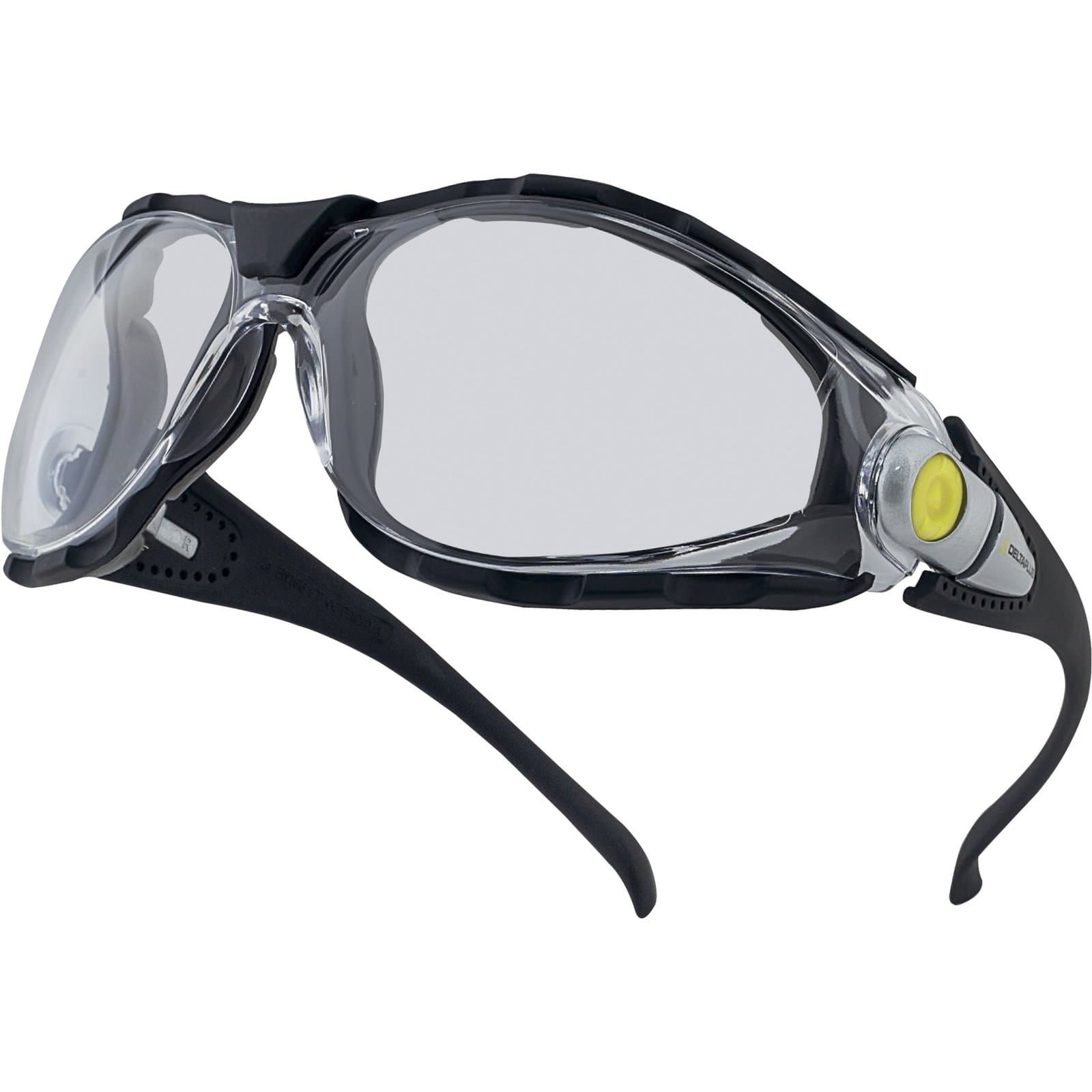 Elvex Delta Plus PACAYLVIN Pacaya, 3" Height, 4" Wide, 10" Length, Polycarbonate Lens, One Size, Black Frame/Grey Accent