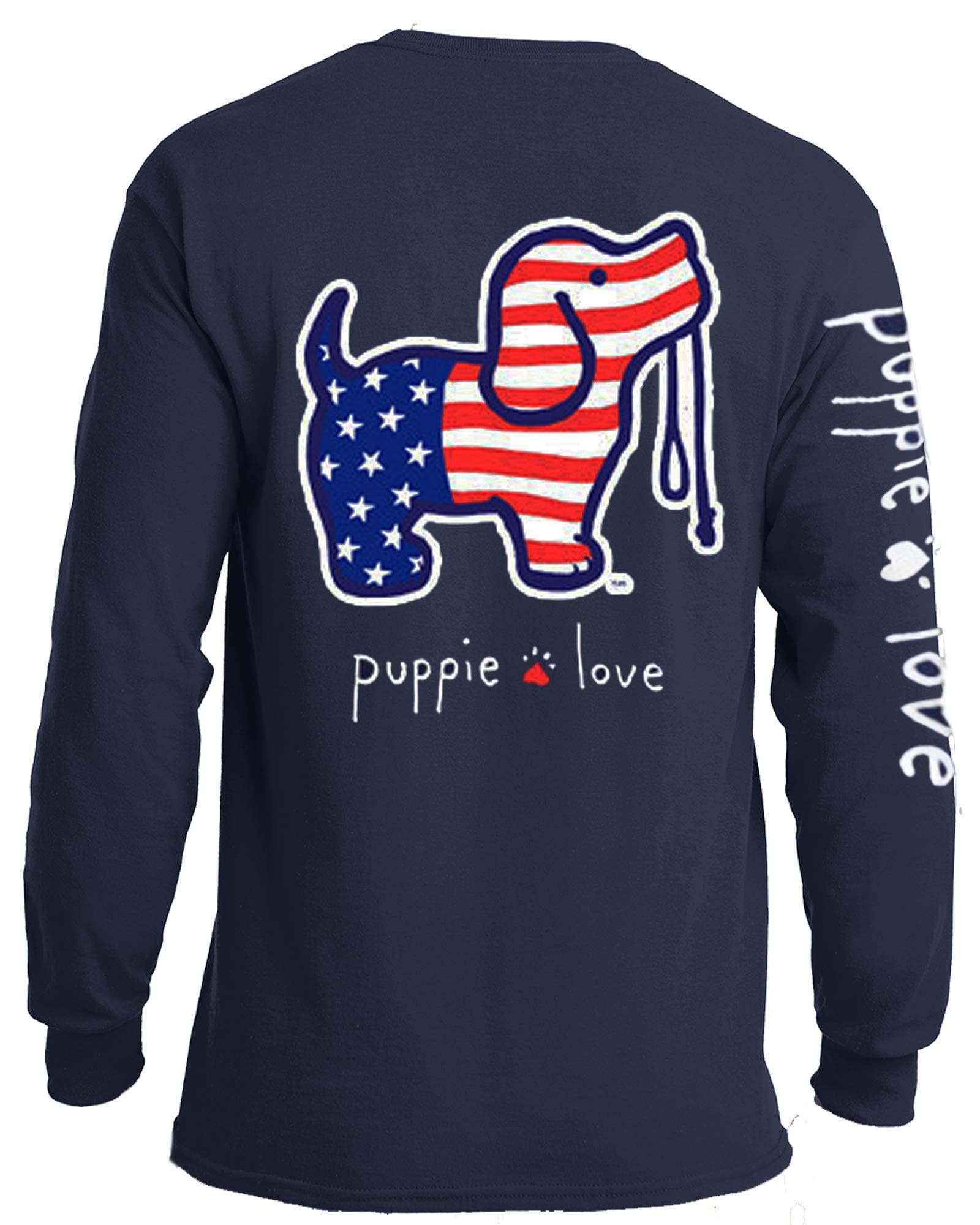 Puppie Love Rescue Dog Adult Unisex Long Sleeve Cotton T-Shirt