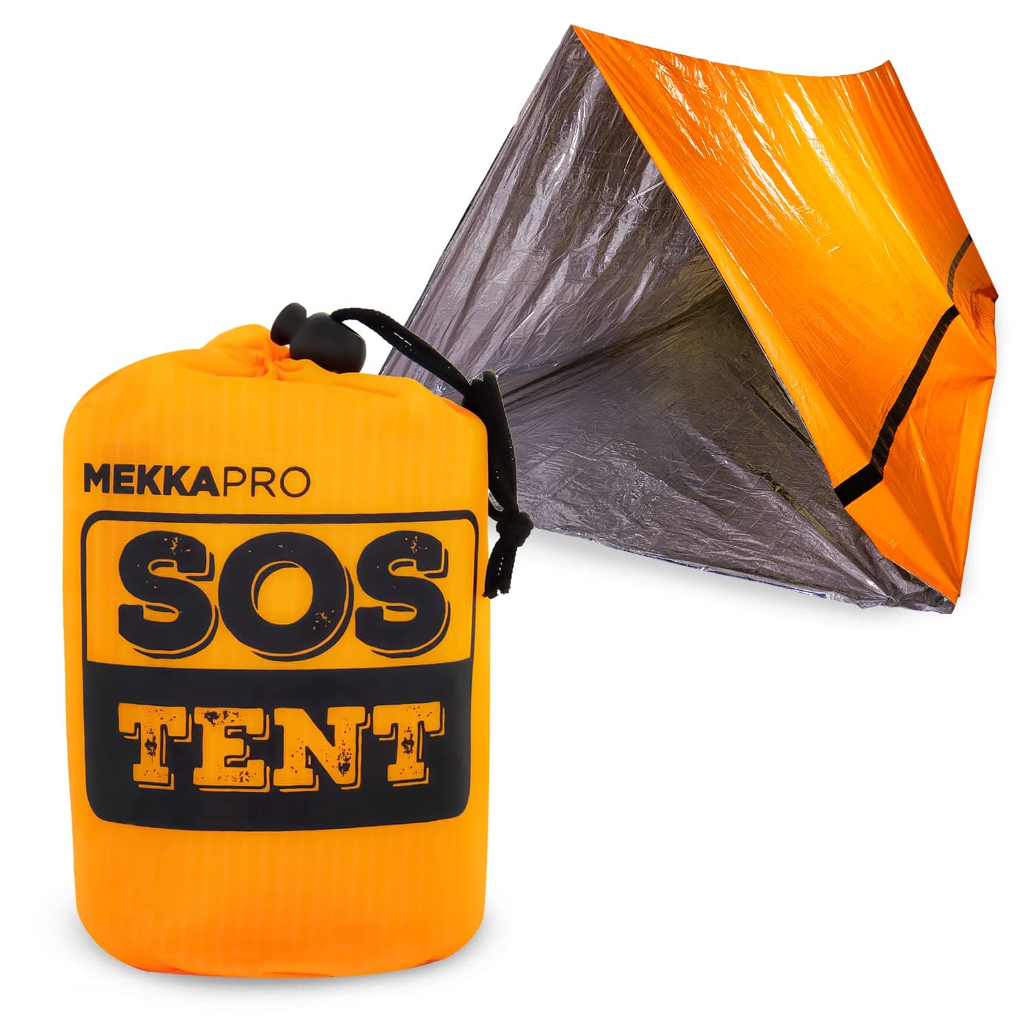 MEKKAPRO Emergency Survival Tent - 2 Person, Ultra Lightweight and Waterproof for Camping, Hiking and Outdoor Activities