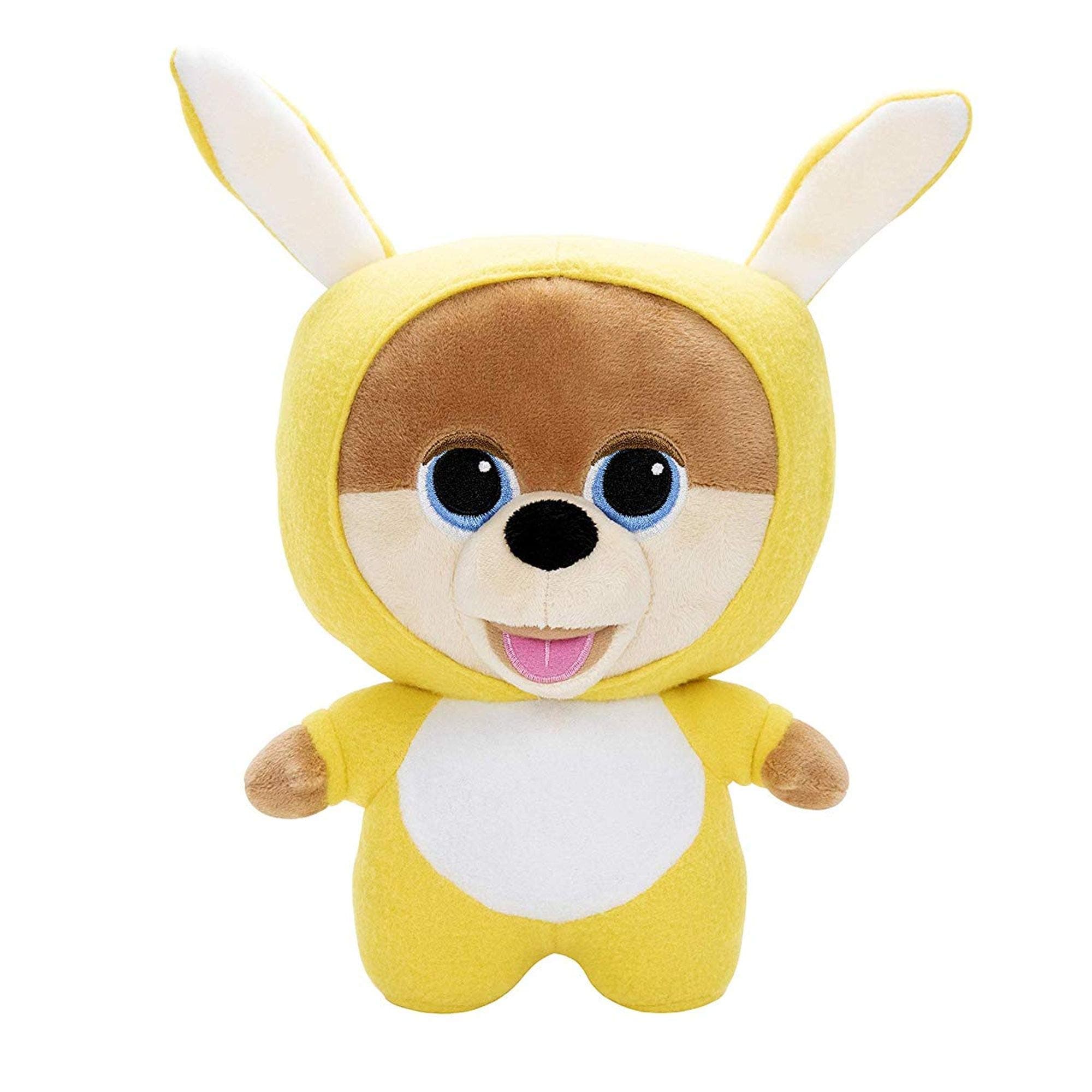 JiffPom CuteLife Collectable Plush Toy | Snuggly Bunny Edition | Collect All 4 JiffPom CuteLife Plushies | Stuffed Kids Toy | Super Soft | 10" tall | For Children Ages 3+