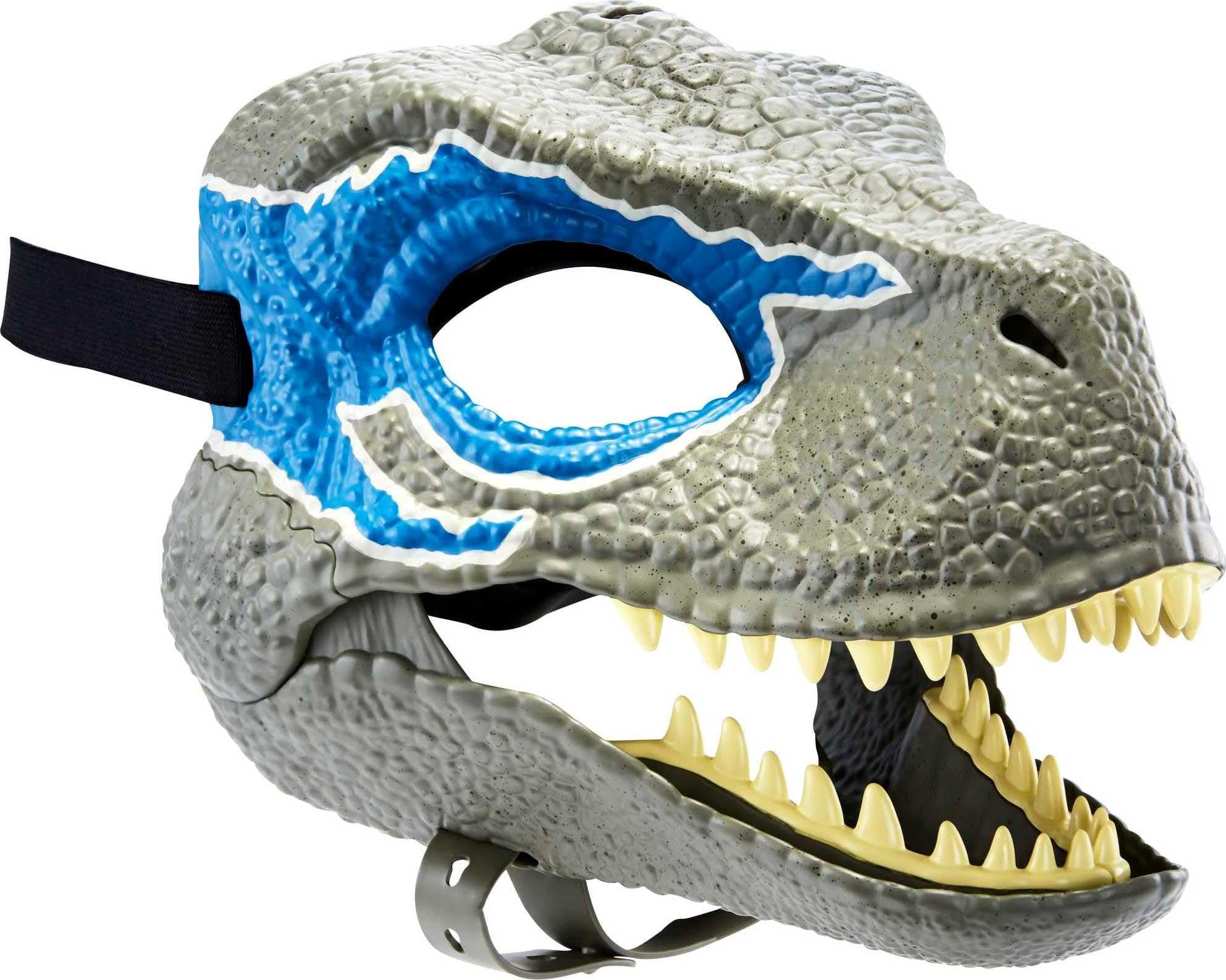 Mattel Jurassic World Basic Velociraptor Blue Mask