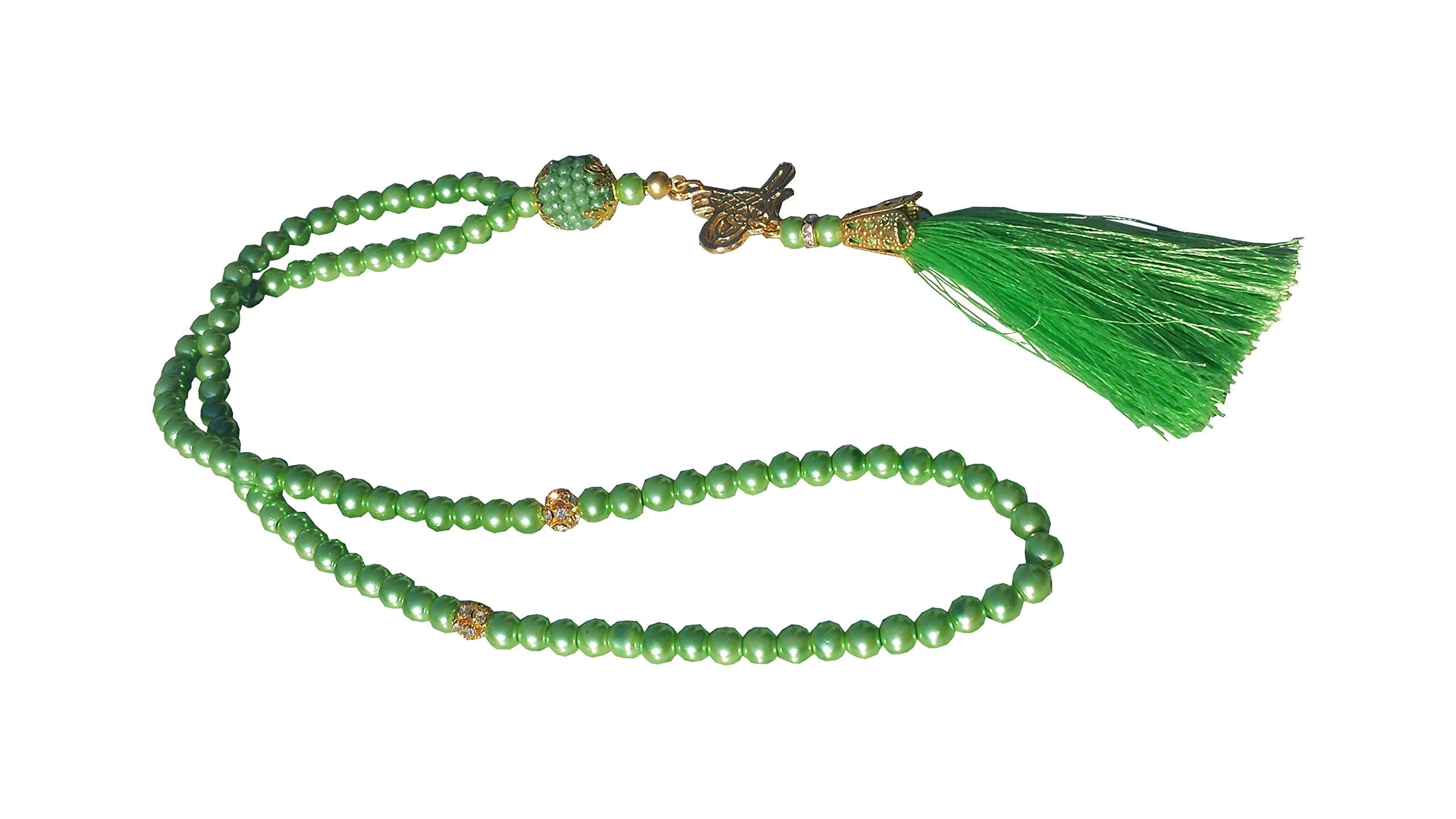 Super Lüks 99'lu Tesbih (kutulu) - Super Luxury Prayer Beads with 99 Beads (with a Packaging) - Very Nice Prayer Chains with 99 Pearls (with Box)