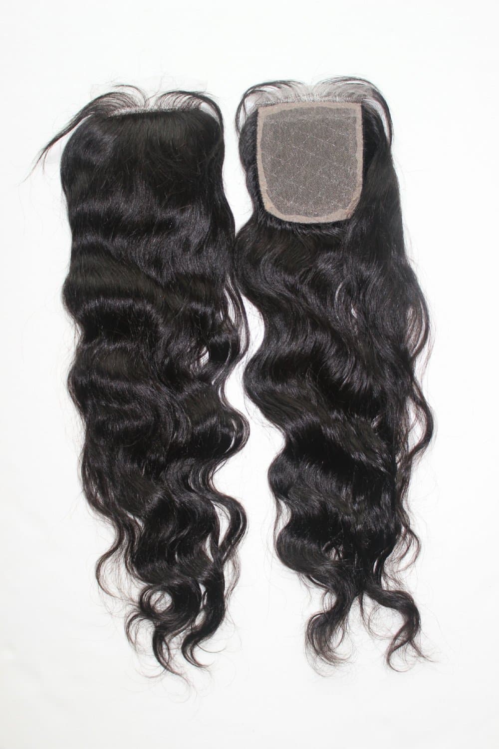 100% Virgin Remy Human Hair 5A Brazilian Human Hair Silk Top Closure E-Closure 4X4 Natural Color 18" Loose Wave Human Hair Extensions