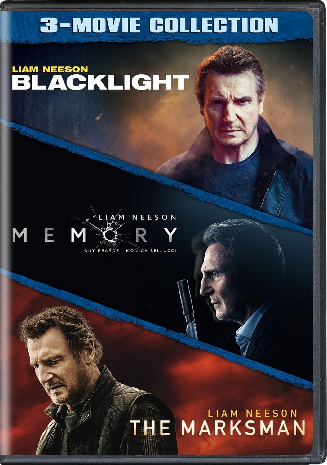 Blacklight / Memory / The Marksman 3-Movie Collection [DVD]