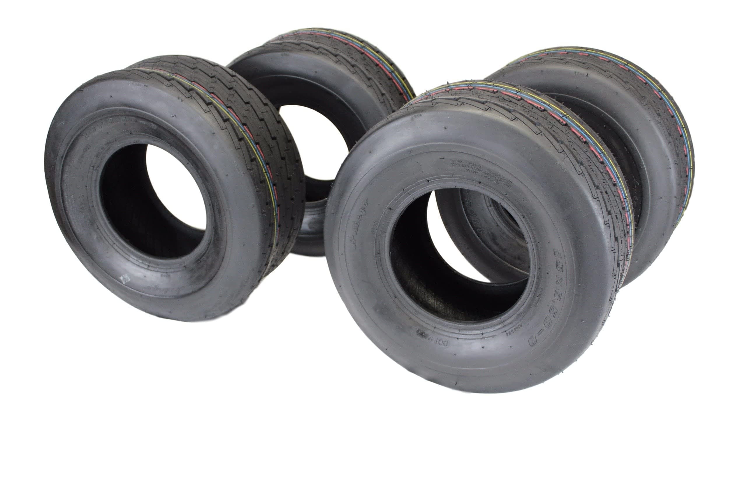 Set of Four 18x8.50-8 4 Ply Turf Tire for Golf Cart or Lawn Mower (4) 18x8.5-8