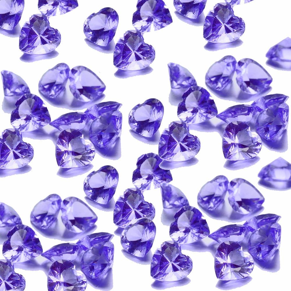 February Birthstone Crystal Heart - 5mm floating charm will fit Living memory lockets and Origami Owl style lockets