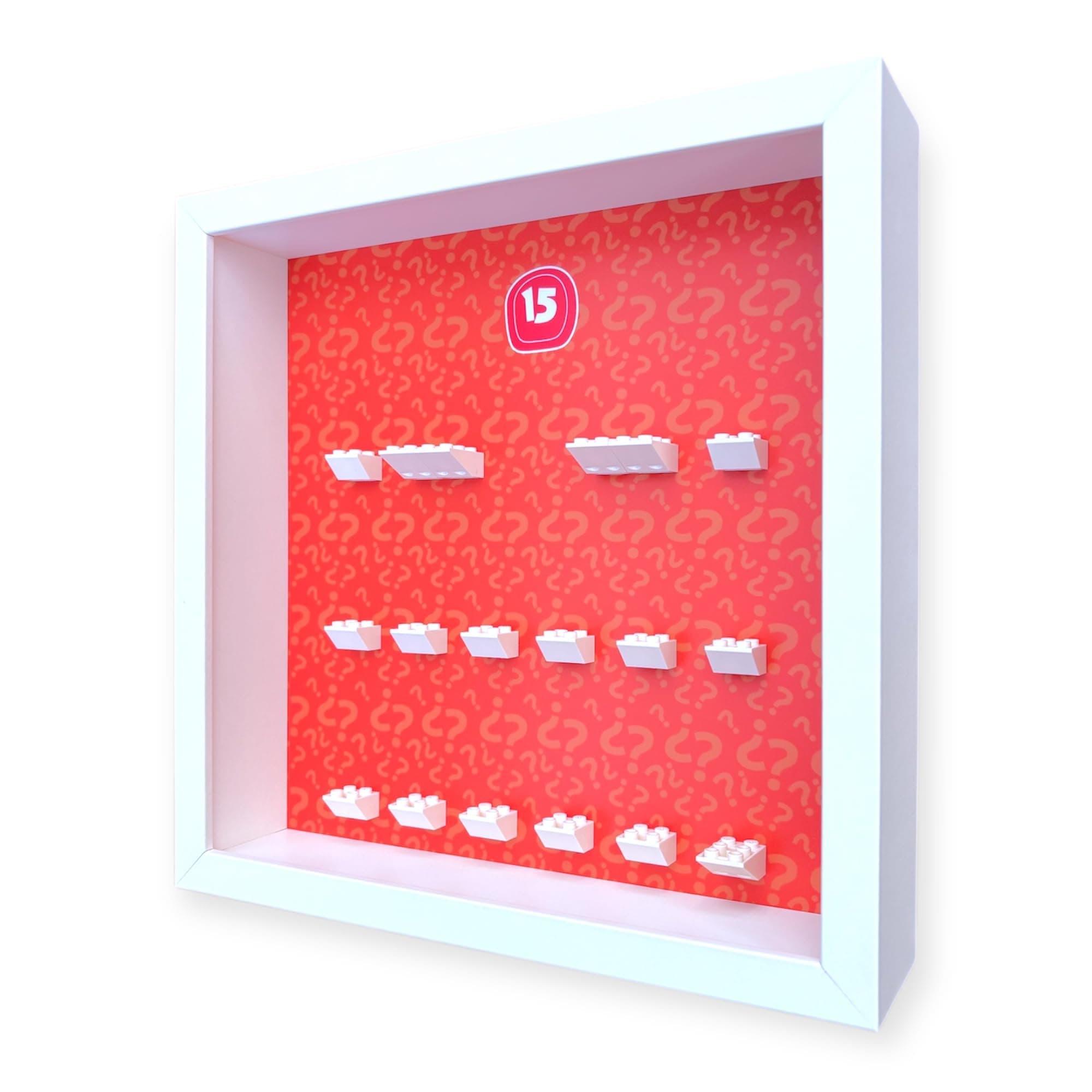 Minifigure Display Case - for LEGO Minifigures Series 15 71011 - Dust Protection - Wall Mount or Free Stand