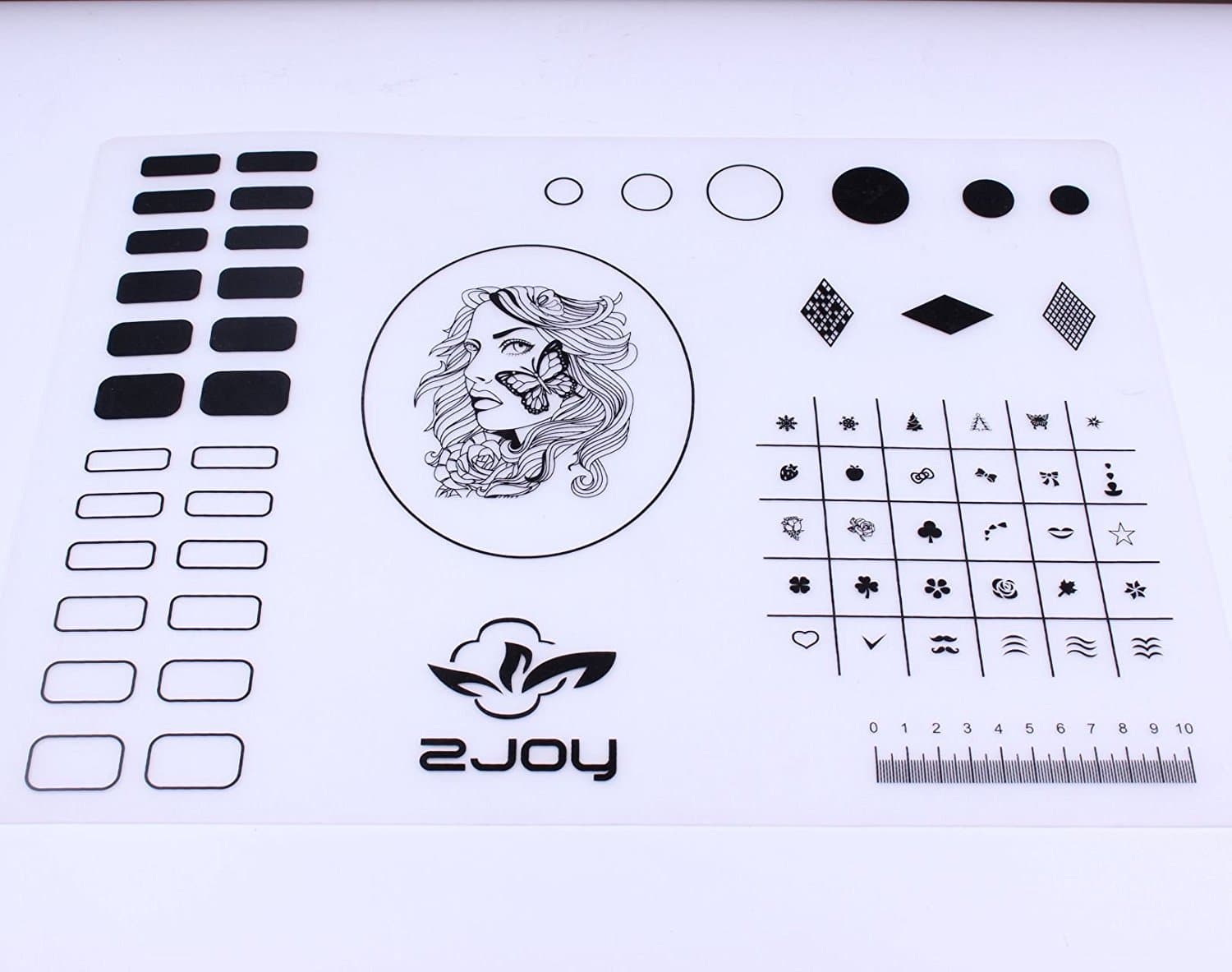 Finger Angel Simply Neat Miracle Mat Silicone Nail Art Mat Rollable Manicure Workspace Sheet Easy Nail Art Tool 40.5 * 30.5cm Mat