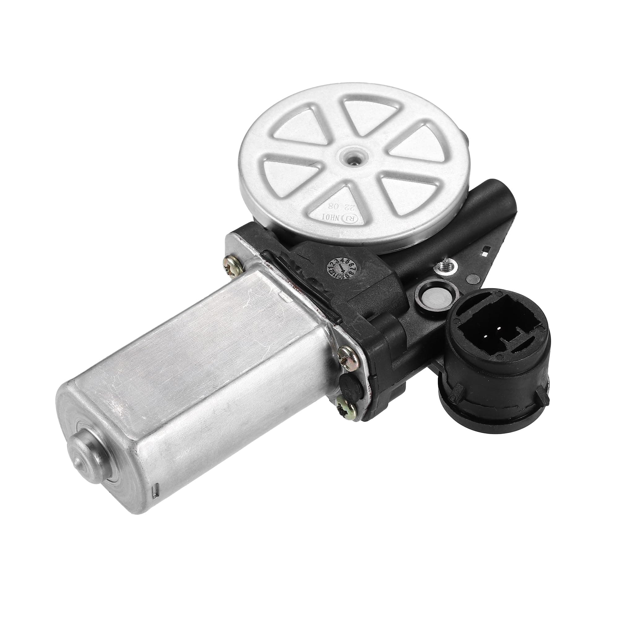 Motoforti Front Right Power Window Motor Assembly, Window Lift Motor, for Toyota RAV4 2.0L 2001-2003, Metal, No.85710-42070, Black