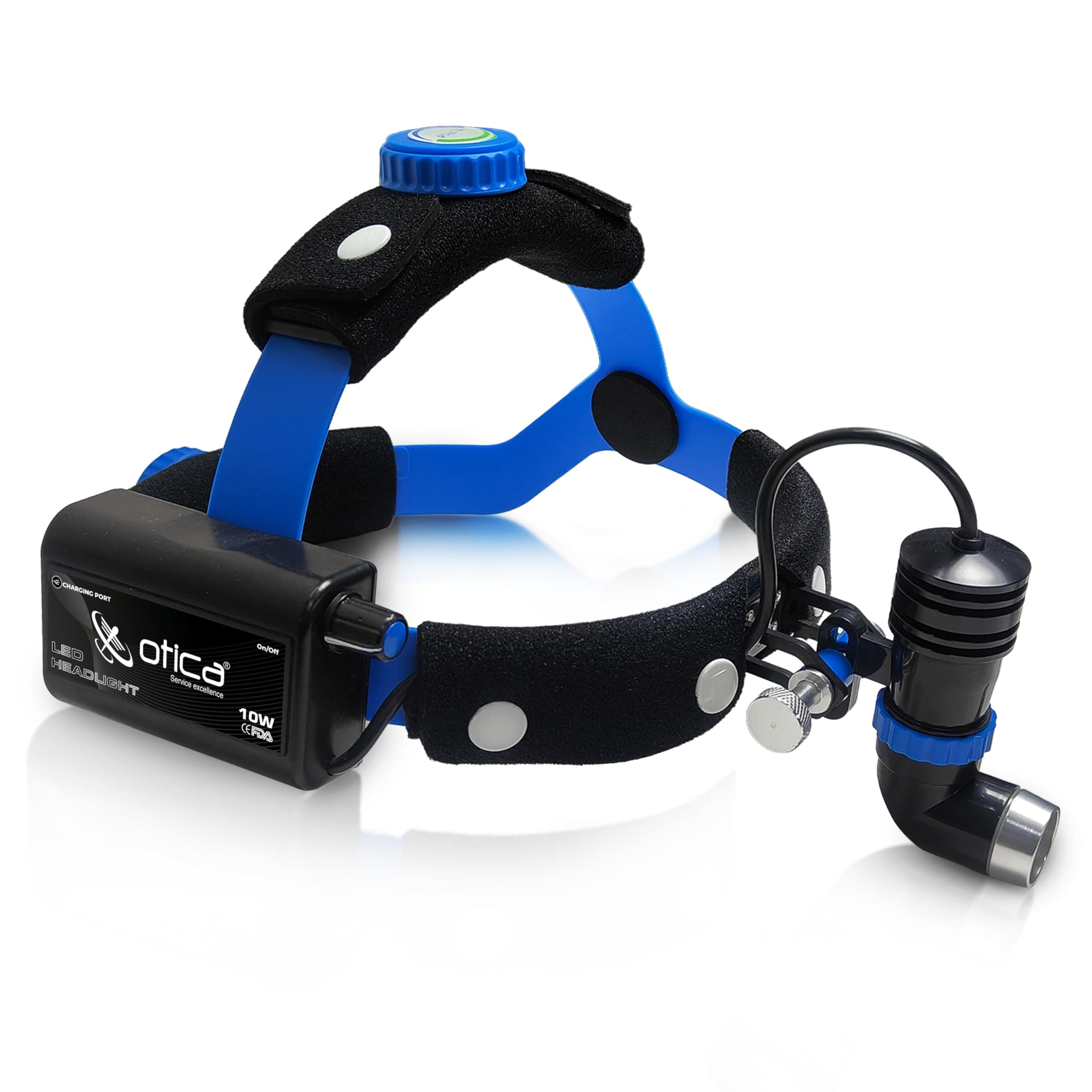 10 Watt ENT Surgical LED Headlight for Doctors Hospital and Multi Purpose (NonAdjustable Focus of Light)