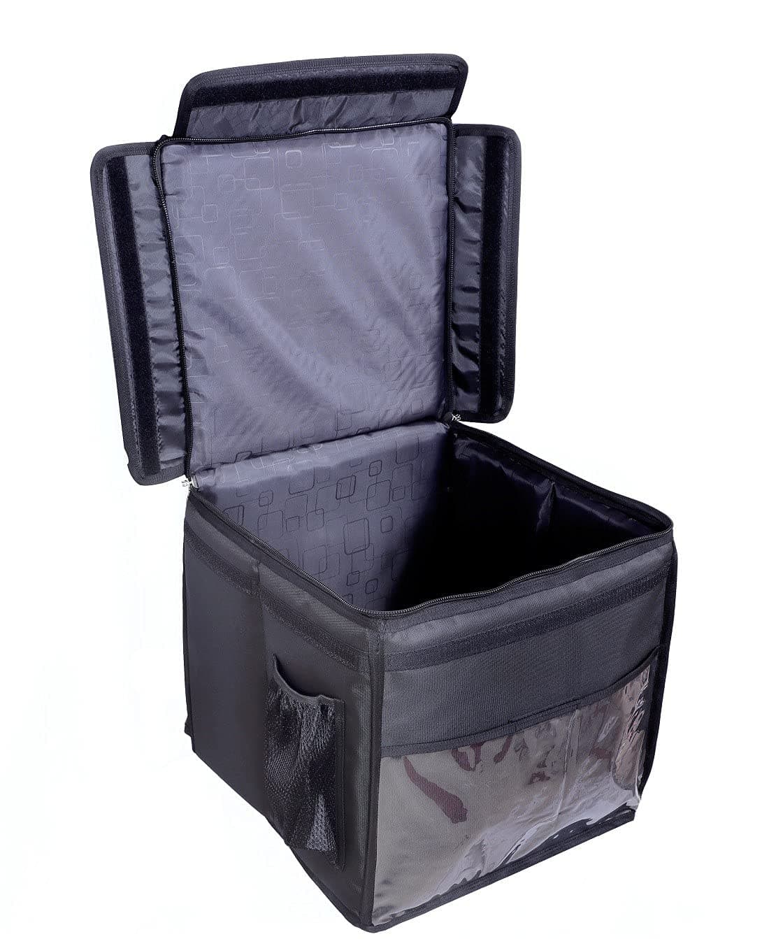 The Restaurant Choice Black Ice-Cream/Pizza/Cake/Food Delivery Bag Waterproof Hot Cold Insulated