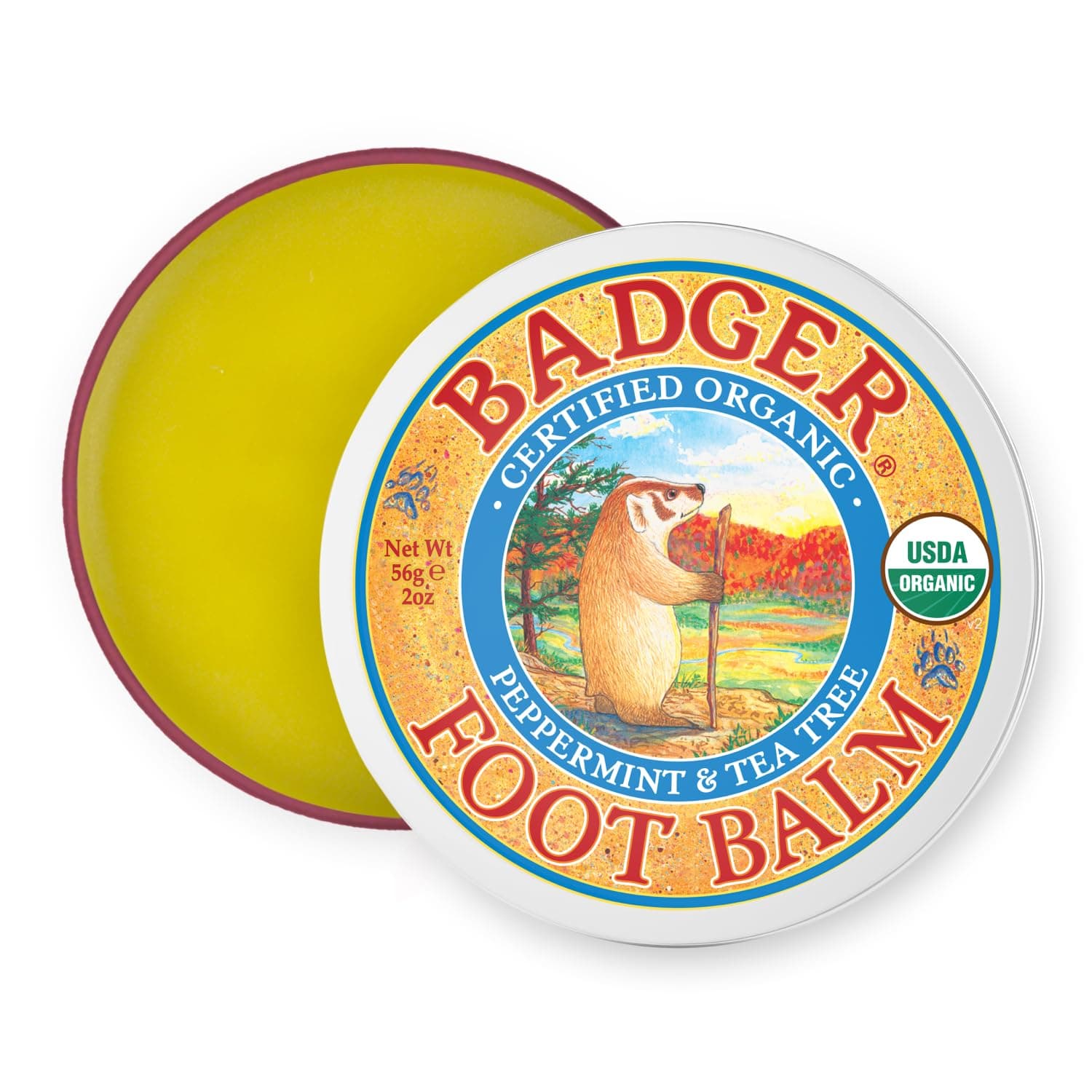 Badger Organic Foot Balm 56g