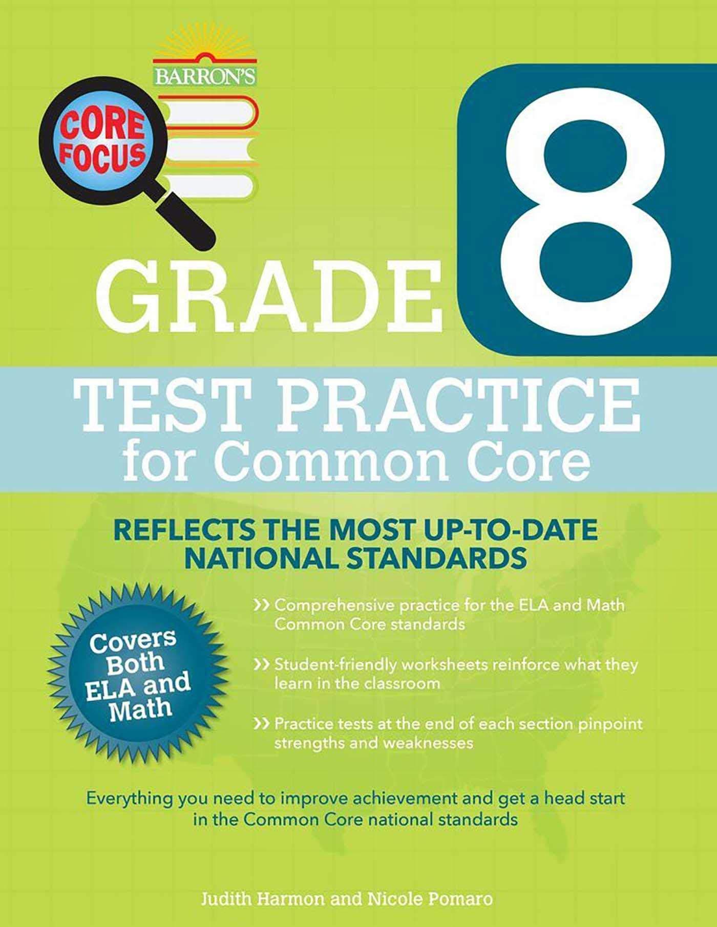 Core Focus Grade 8: Test Practice for Common Core (Barron's Core Focus)